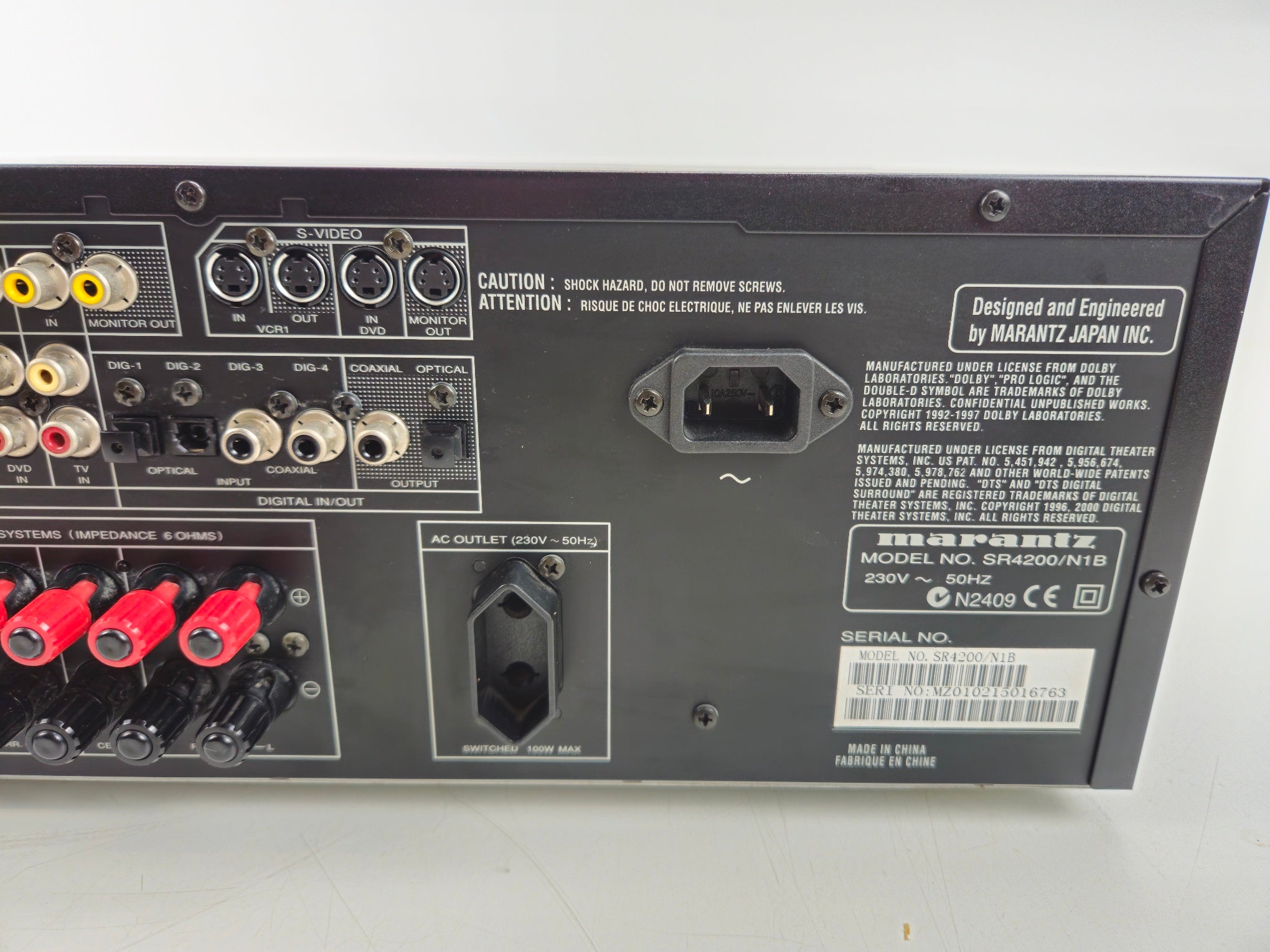 Marantz - SR4200 - Audio Video Surround Receiver