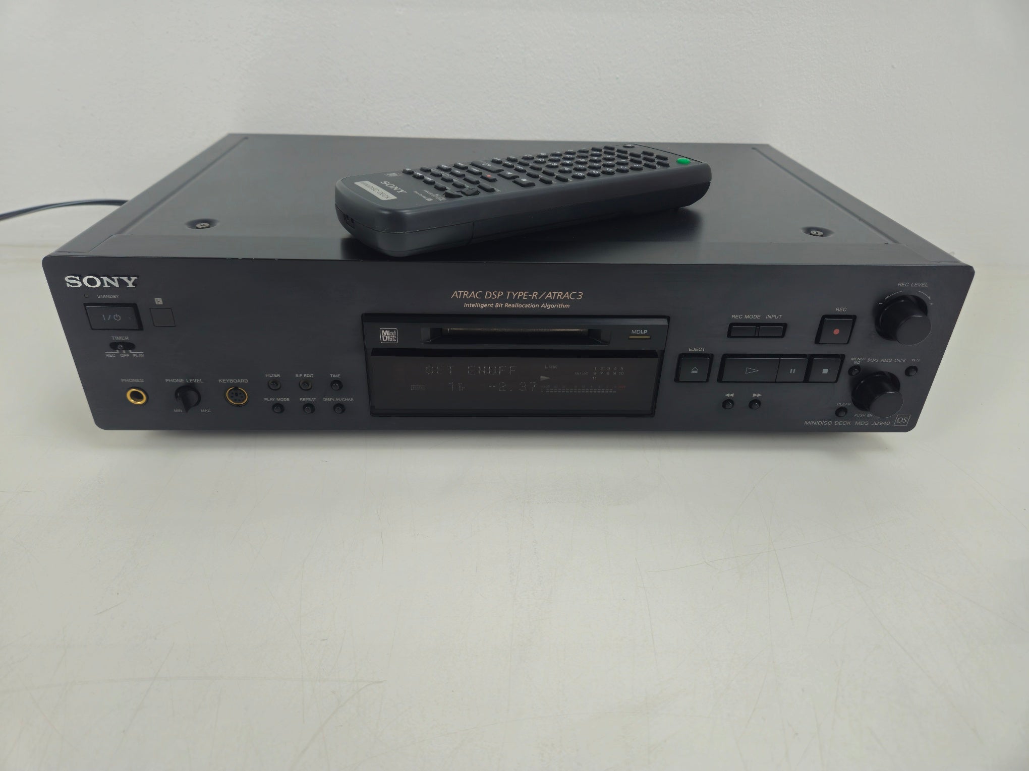 Sony -  MDS-JB940 - Minidisc Deck - Inc Remote Control