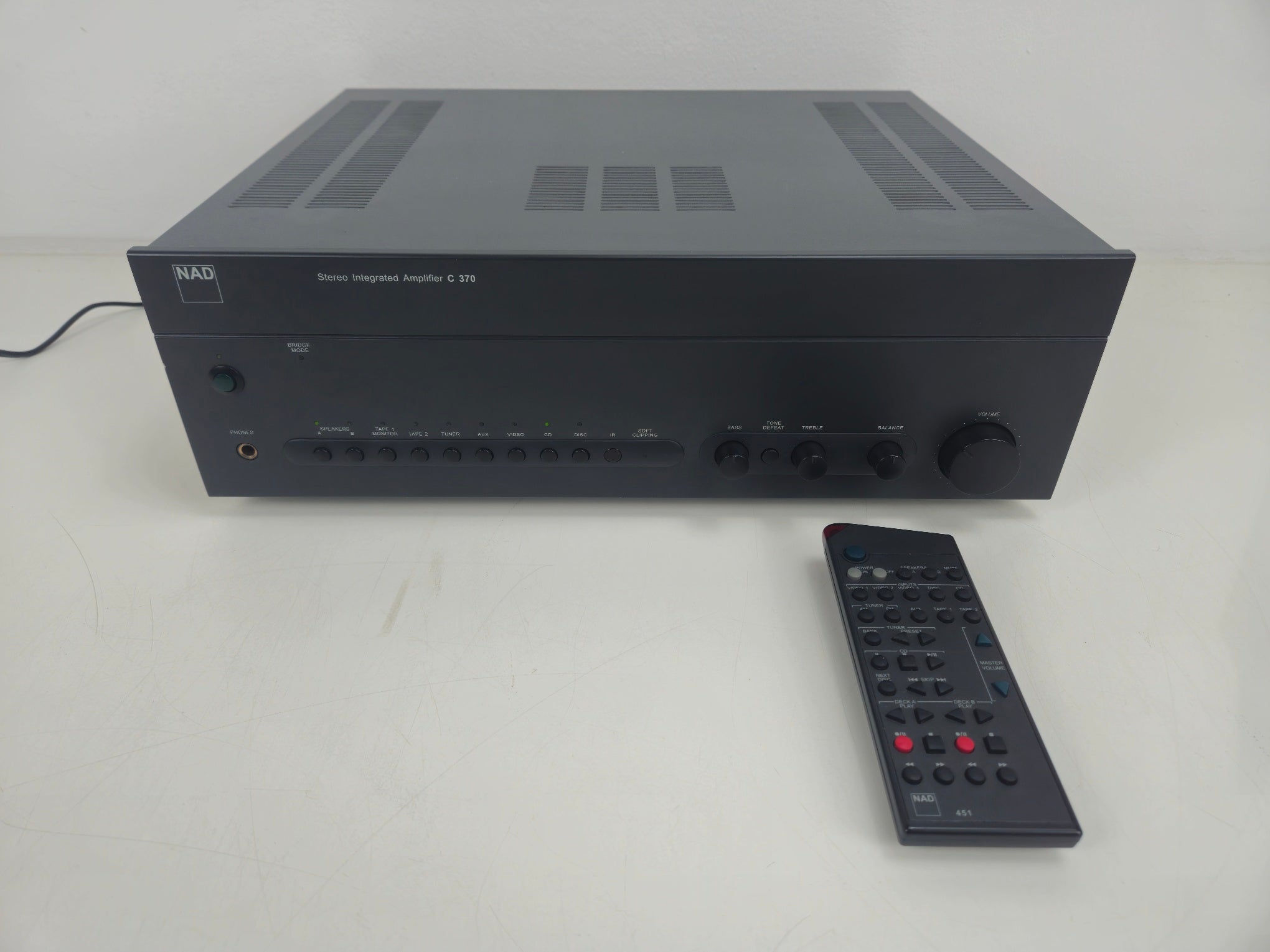 NAD - C 370 - Stereo Intergrated Amplifier - With remote