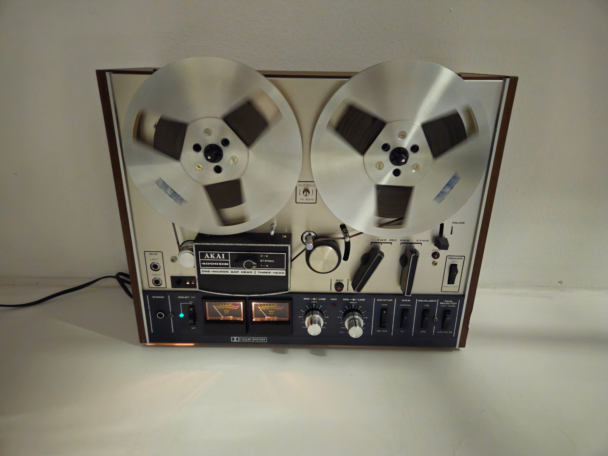Akai - 4000DB - Stereo Reel to Reel Tape Recorder - Serviced (transistors)