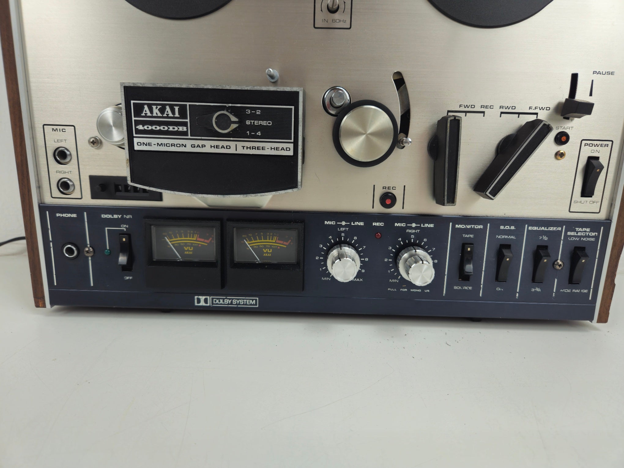 Akai - 4000DB - Stereo Reel to Reel Tape Recorder - Serviced (transistors)
