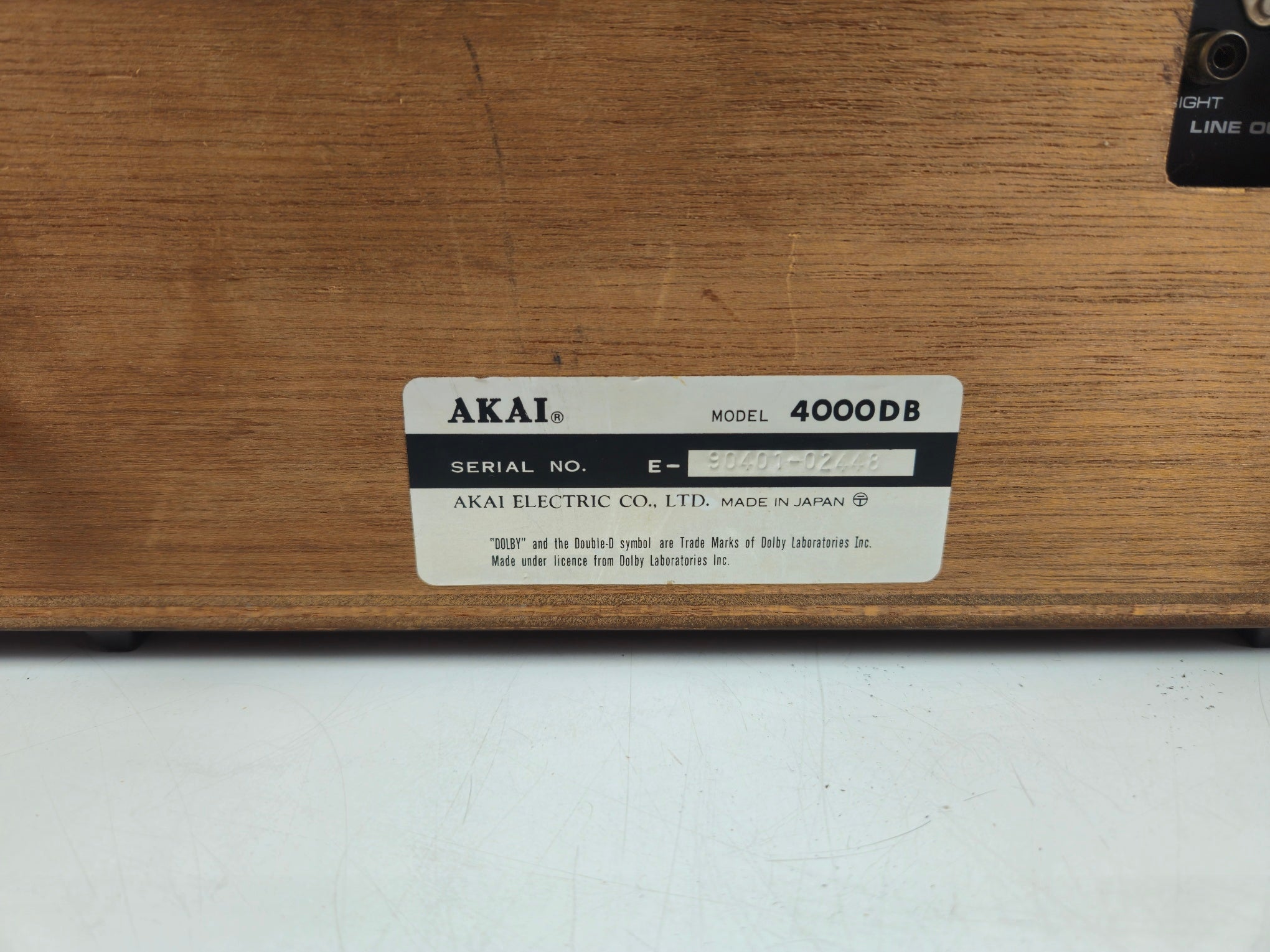Akai - 4000DB - Stereo Reel to Reel Tape Recorder - Serviced (transistors)