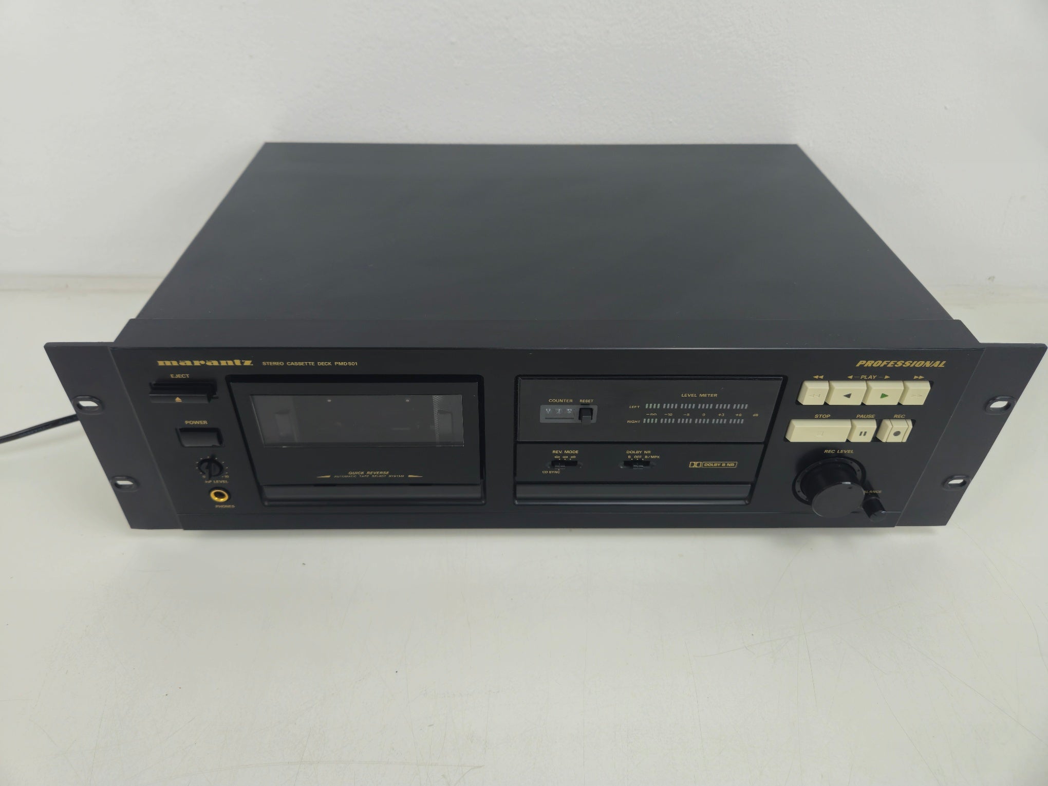 Marantz - PMD 501 - Double Cassette Deck - New belts - Rack-mount