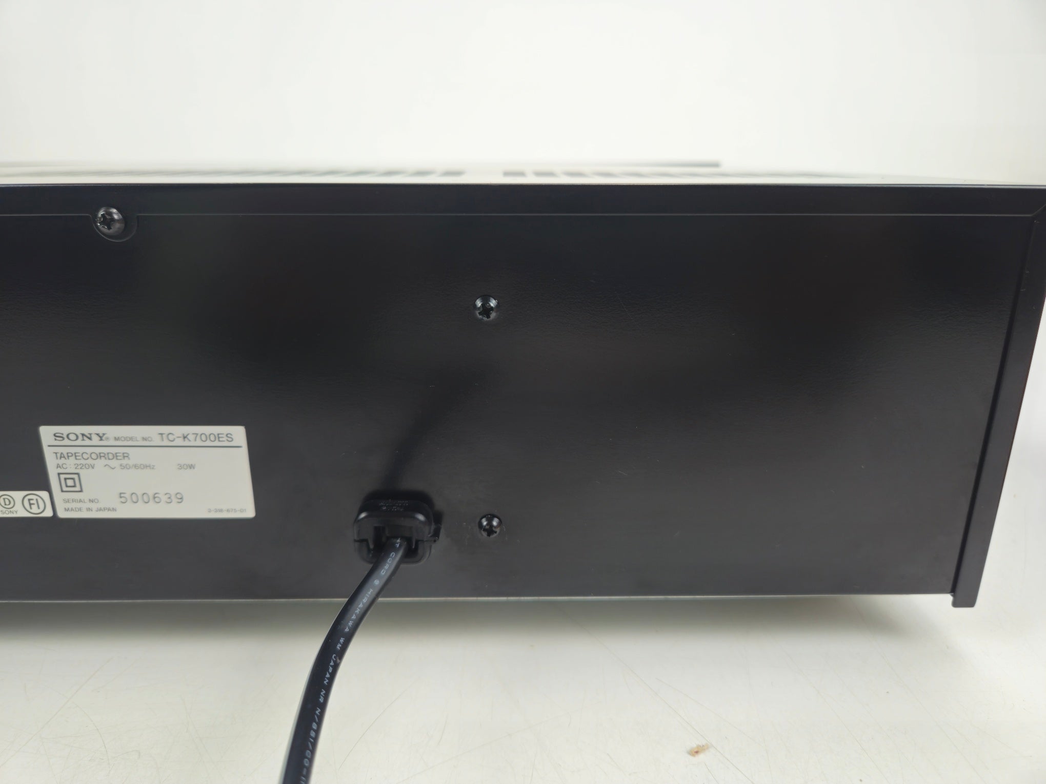 Sony - K700 ES - Stereo Cassette Deck - ES-Series - Serviced (New Belts)