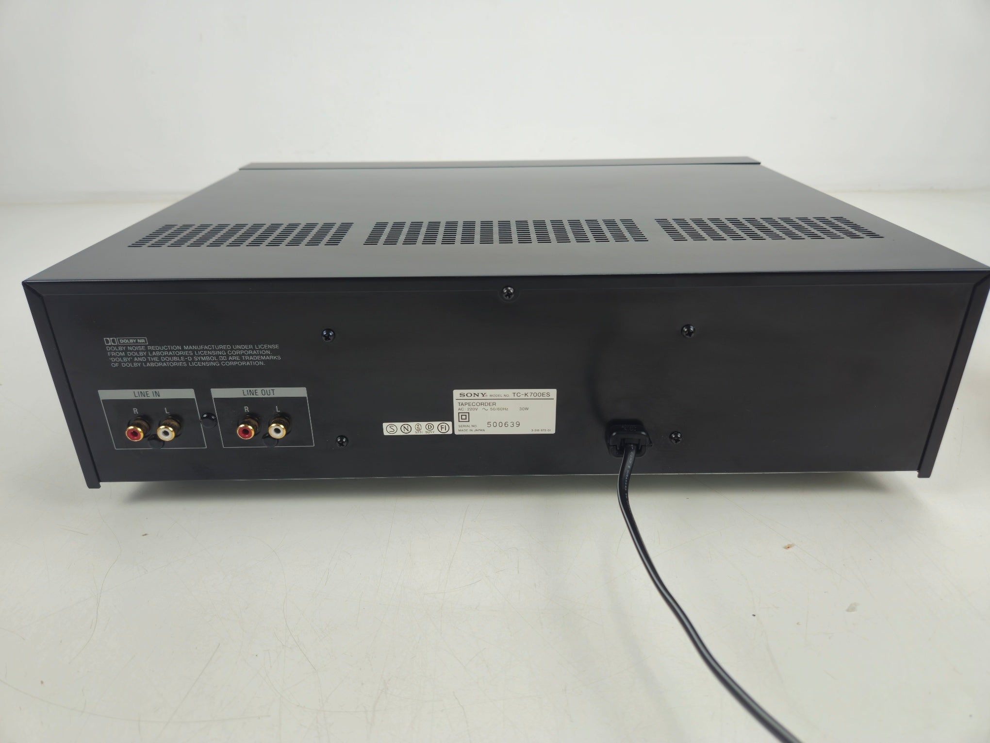 Sony - K700 ES - Stereo Cassette Deck - ES-Series - Serviced (New Belts)