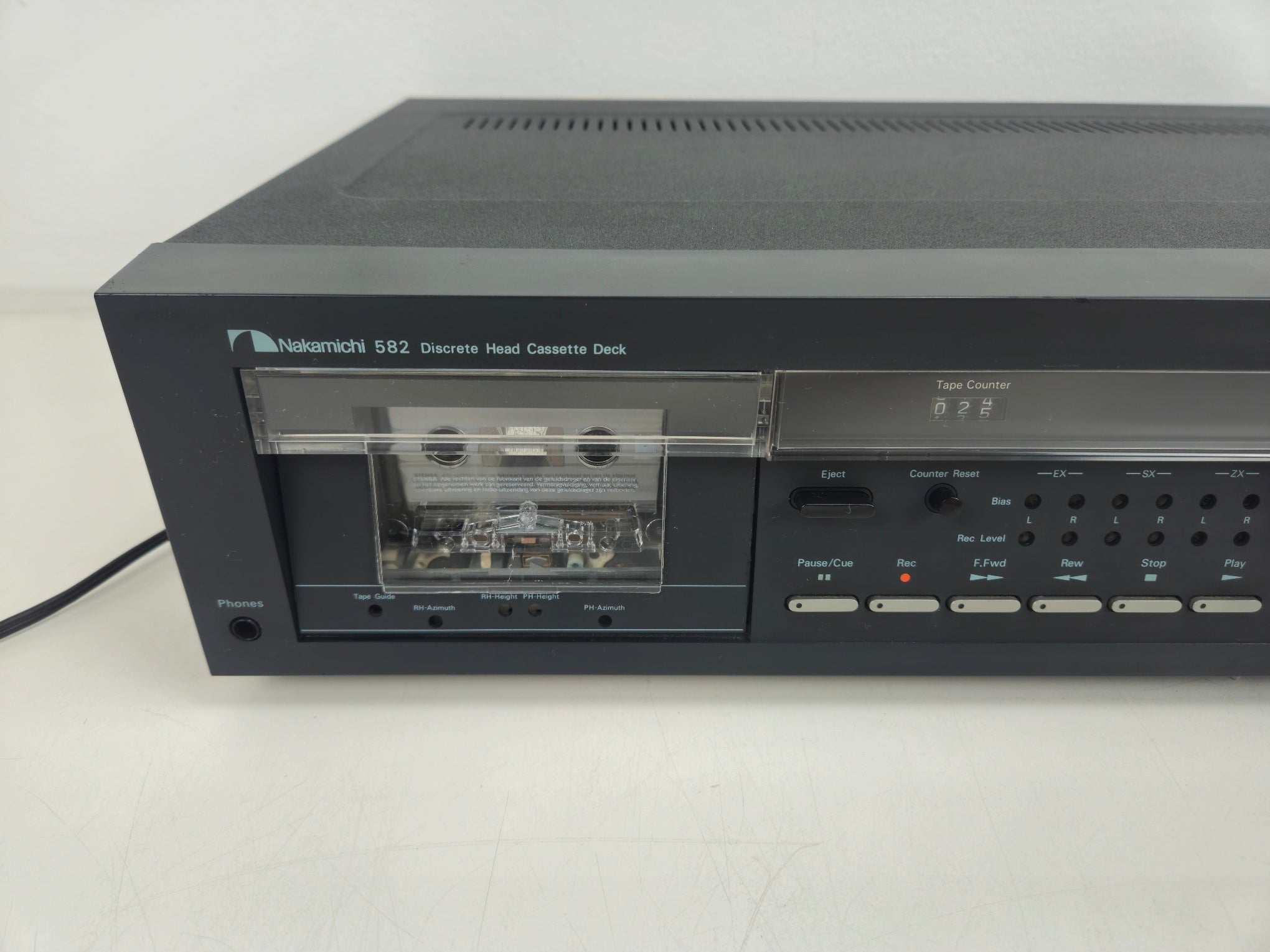 Nakamichi - 582 - 3-Head Stereo Cassette Deck - Serviced (Recapped)
