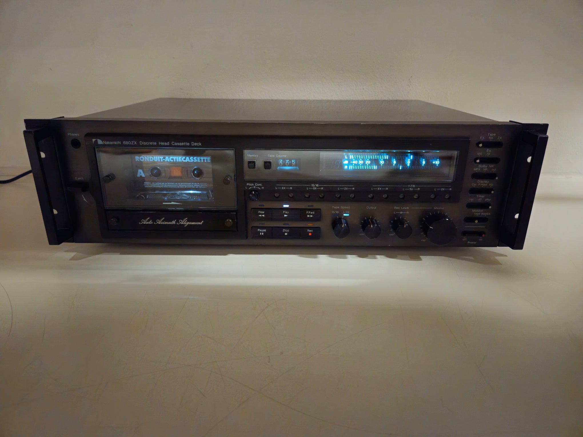 Nakamichi - 680ZX - Stereo Cassette Deck - Incl 90m Metal tape - Fully Serviced