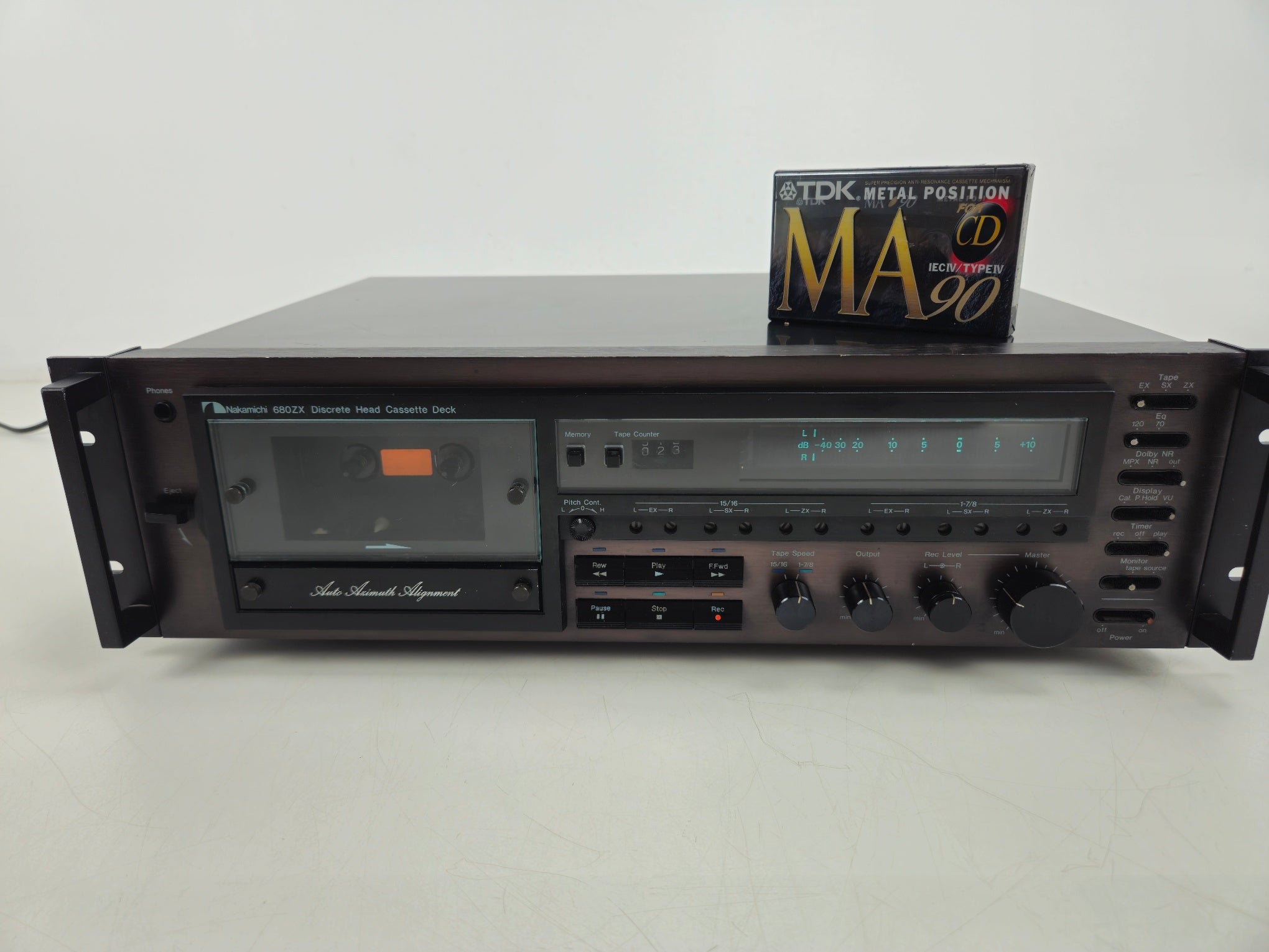 Nakamichi - 680ZX - Stereo Cassette Deck - Incl 90m Metal tape - Fully Serviced