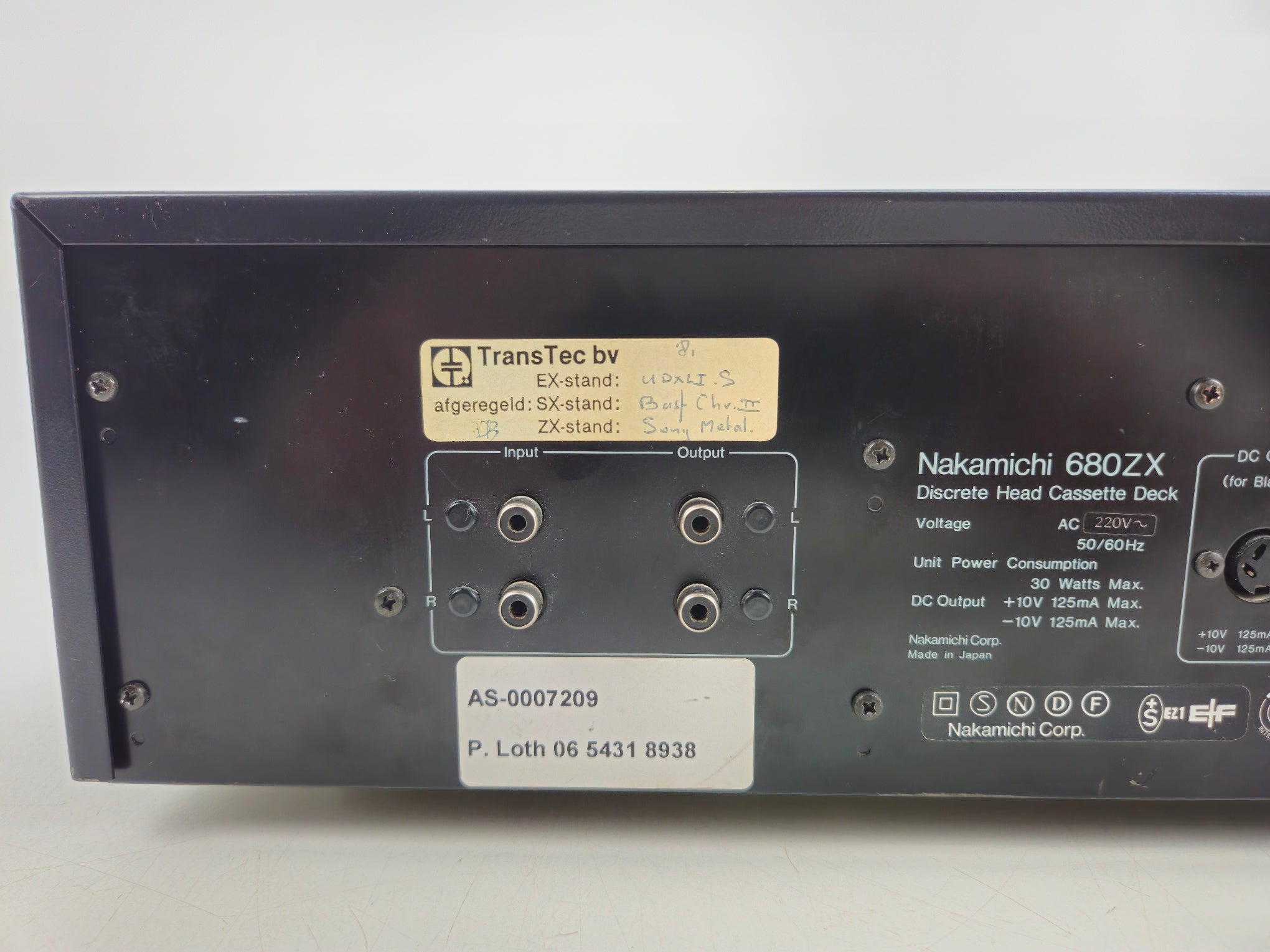 Nakamichi - 680ZX - Stereo Cassette Deck - Incl 90m Metal tape - Fully Serviced