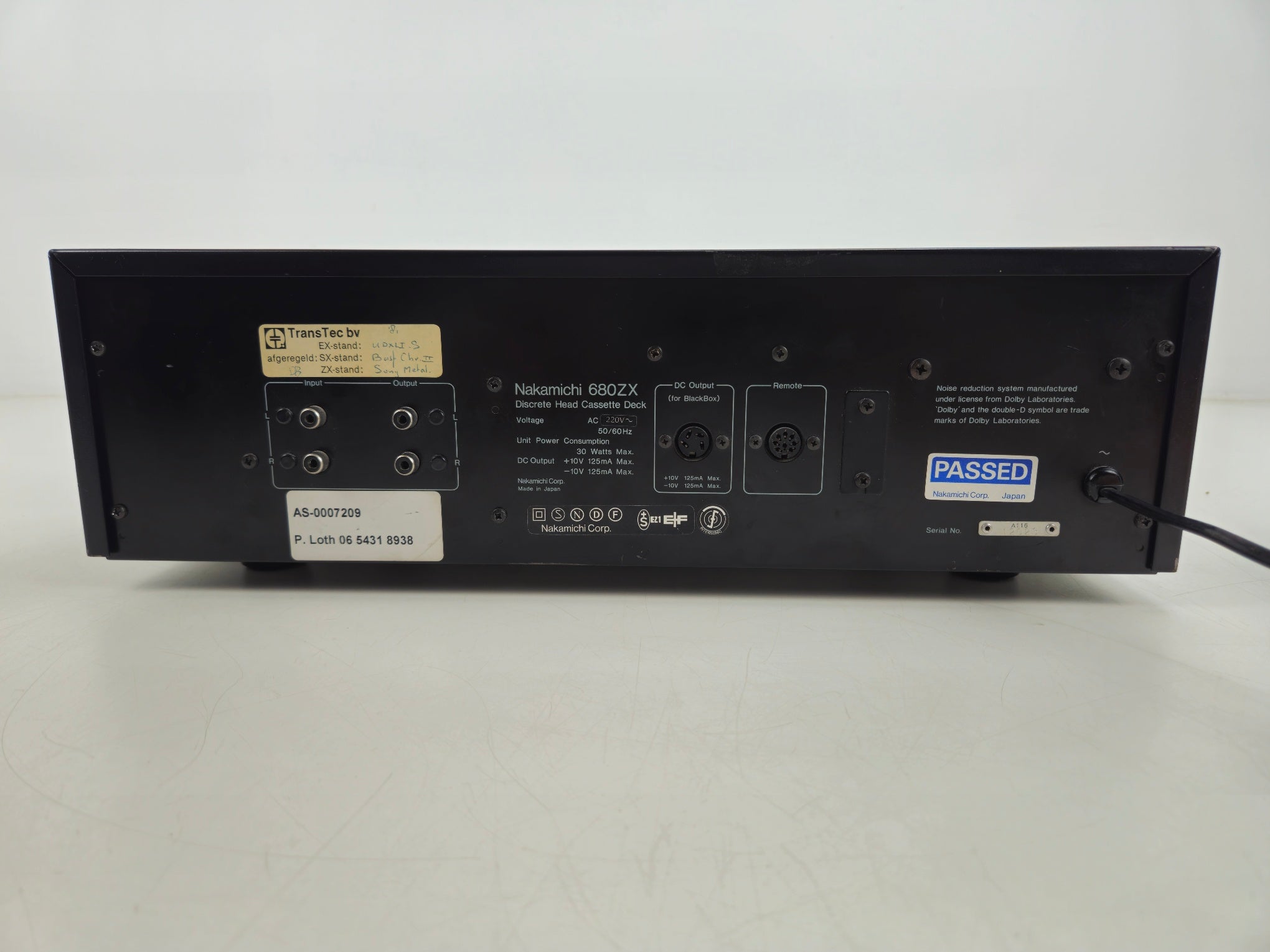 Nakamichi - 680ZX - Stereo Cassette Deck - Incl 90m Metal tape - Fully Serviced