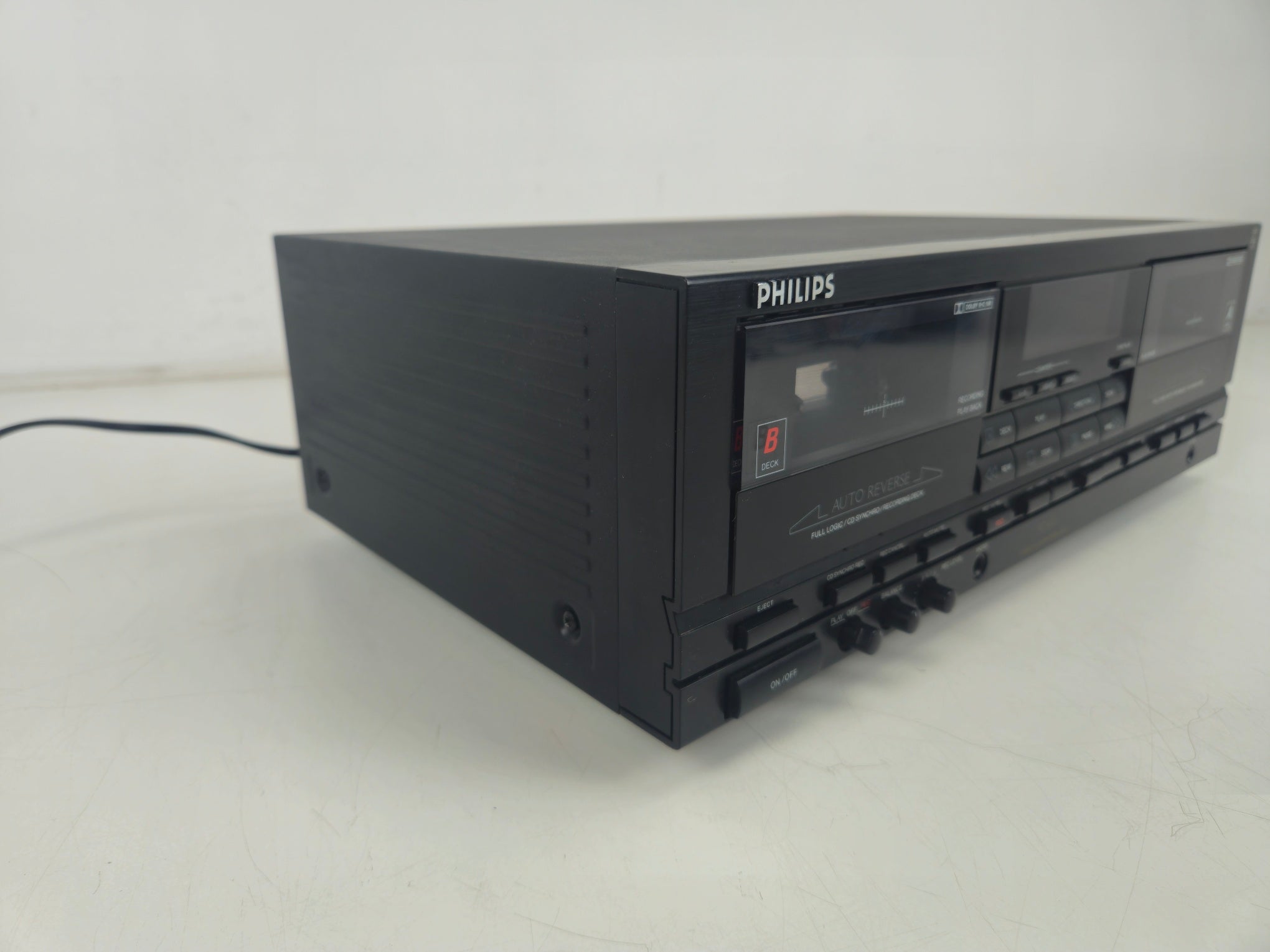 Philips - FC670 - Double Cassette Deck - 3-Head - With Remote