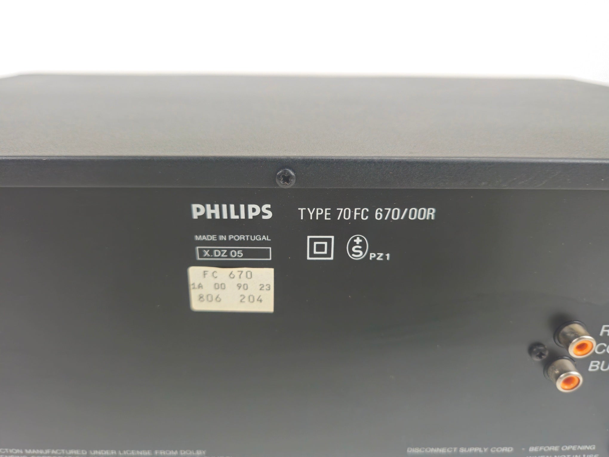 Philips - FC670 - Double Cassette Deck - 3-Head - With Remote