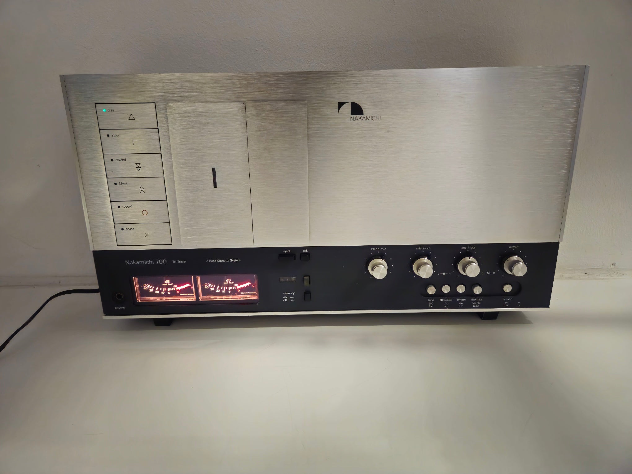 Nakamichi - 700 - 3-Head Cassette Deck - Serviced (New Belts)