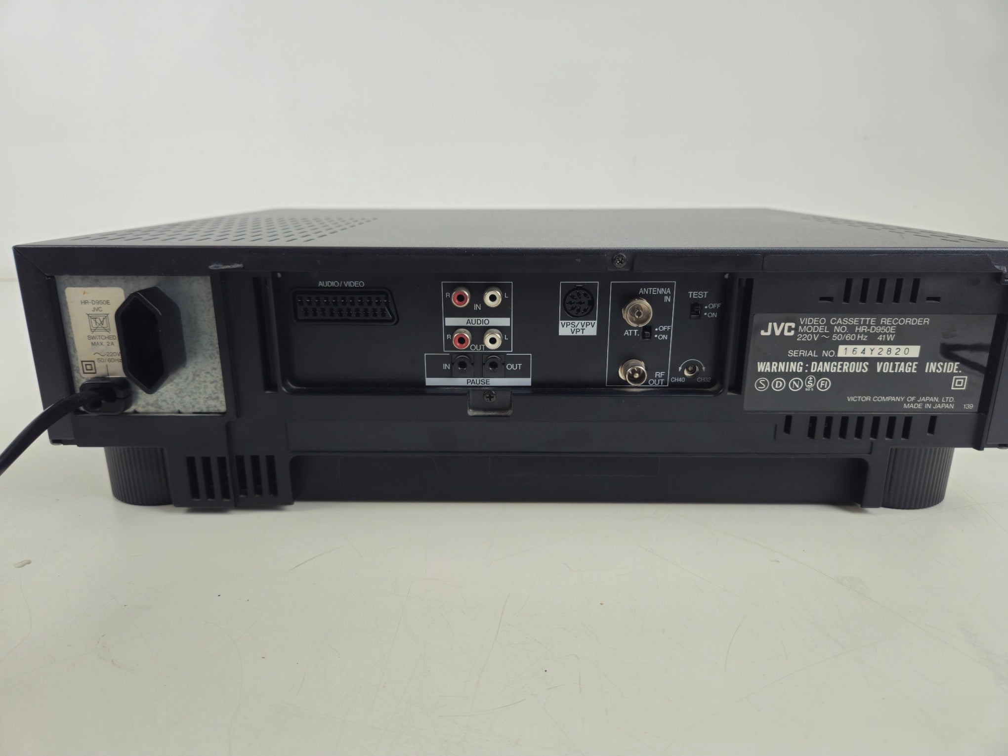 JVC - HR-D950E - Stereo Video Cassette Recorder - Recapped
