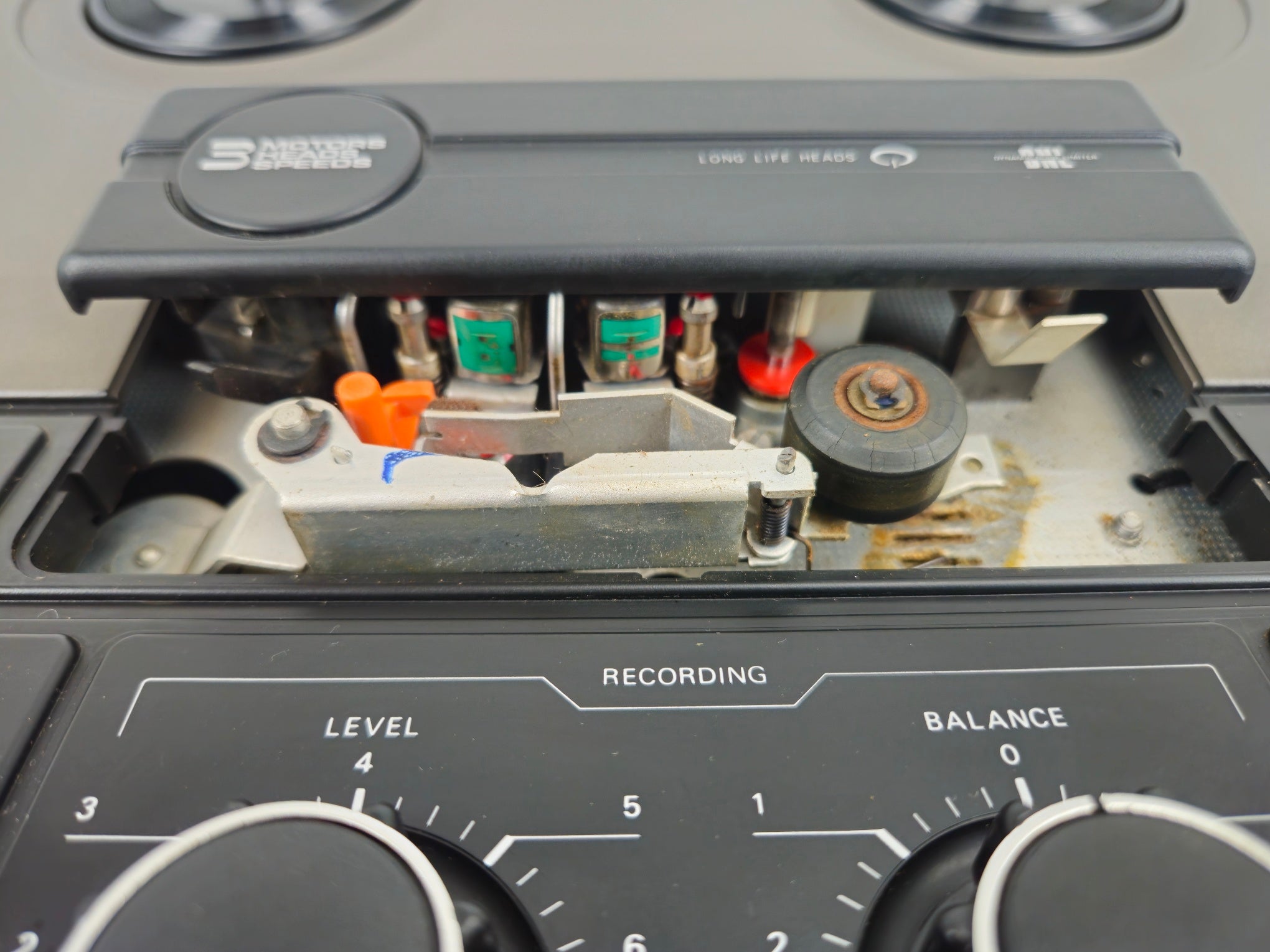 Philips - N4504 - Stereo Tape Deck - New belts - Dust cover