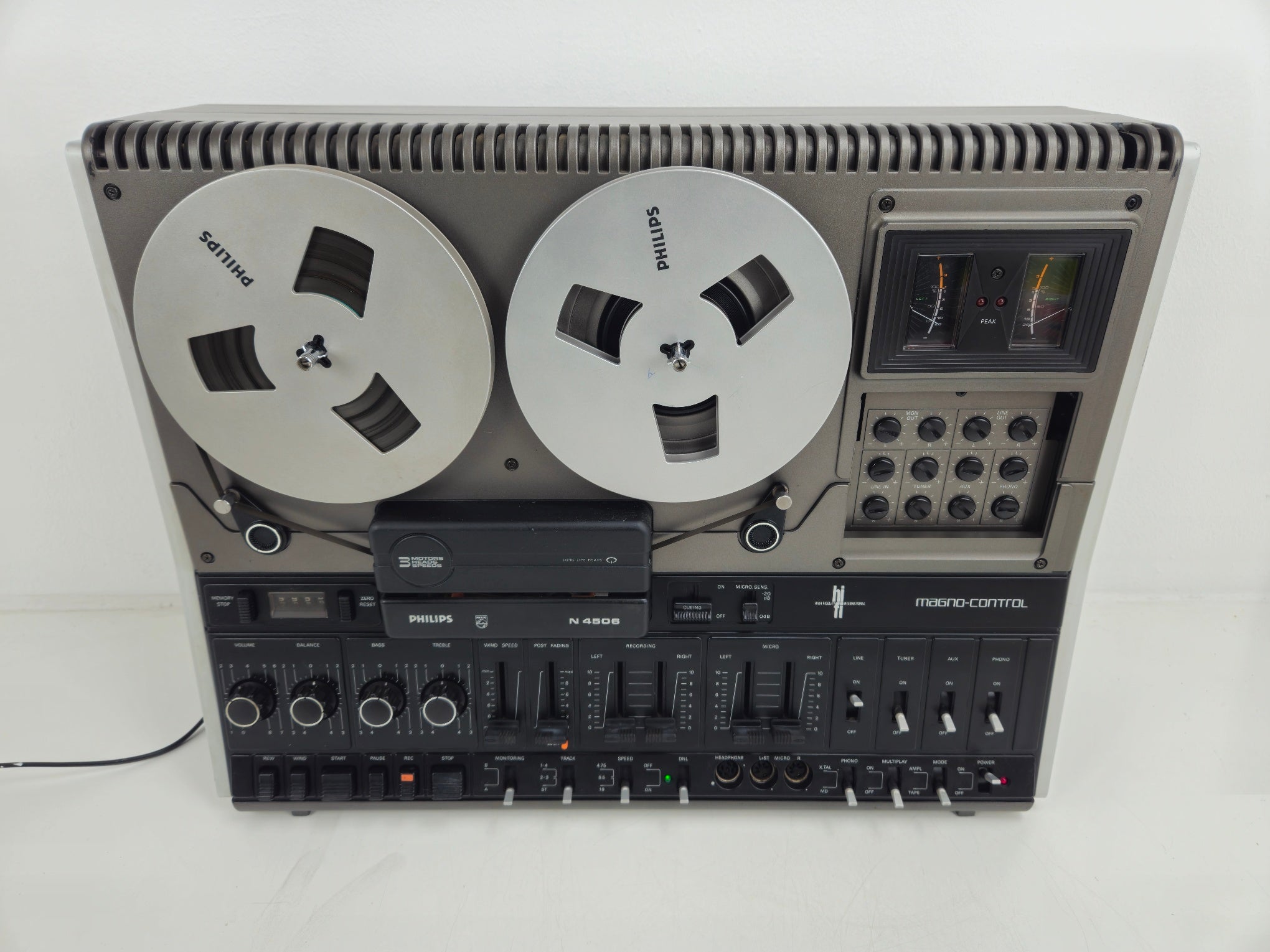 Philips - N4506 - Stereo cassettedeck - Stofkap