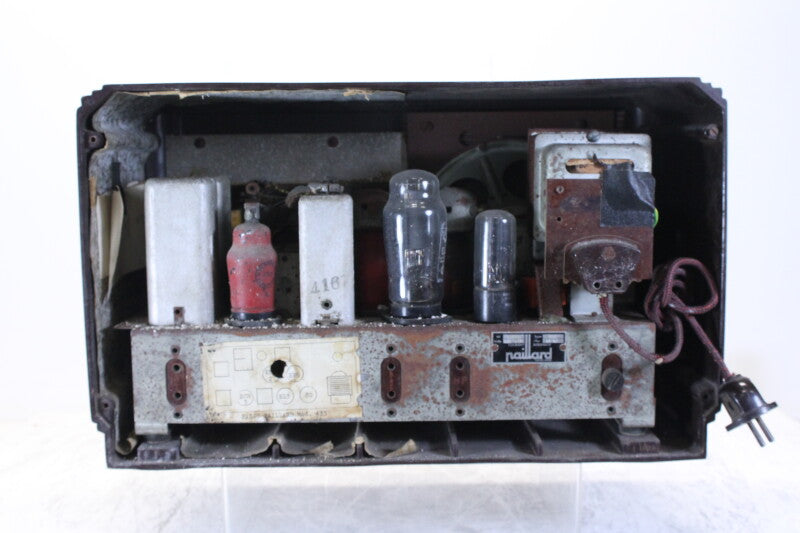 Paillard 433 vintage bakelite tube radio