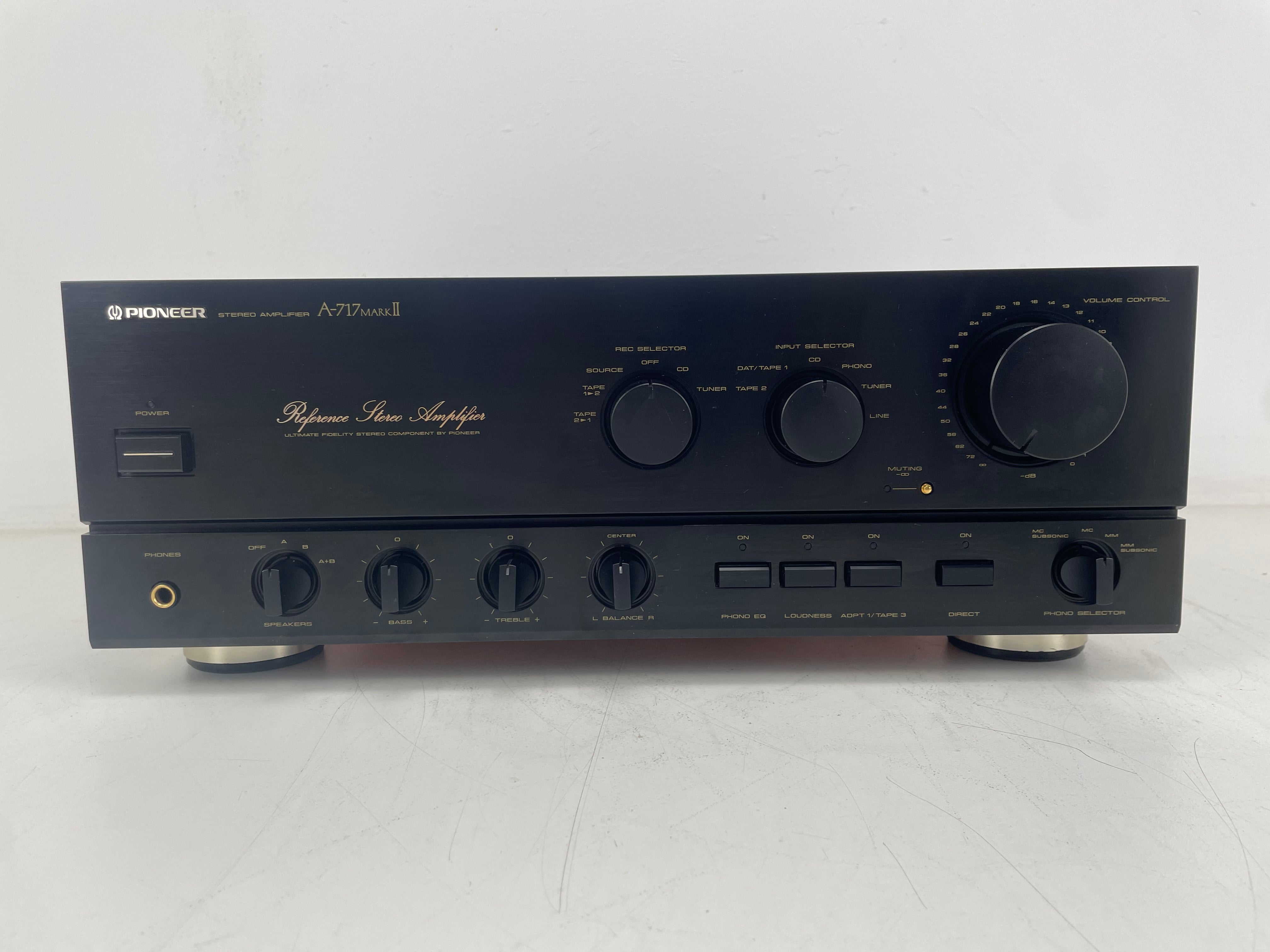 Pioneer - A-717 MK2 - Stereo Amplifier - Serviced (Parts Replaced)