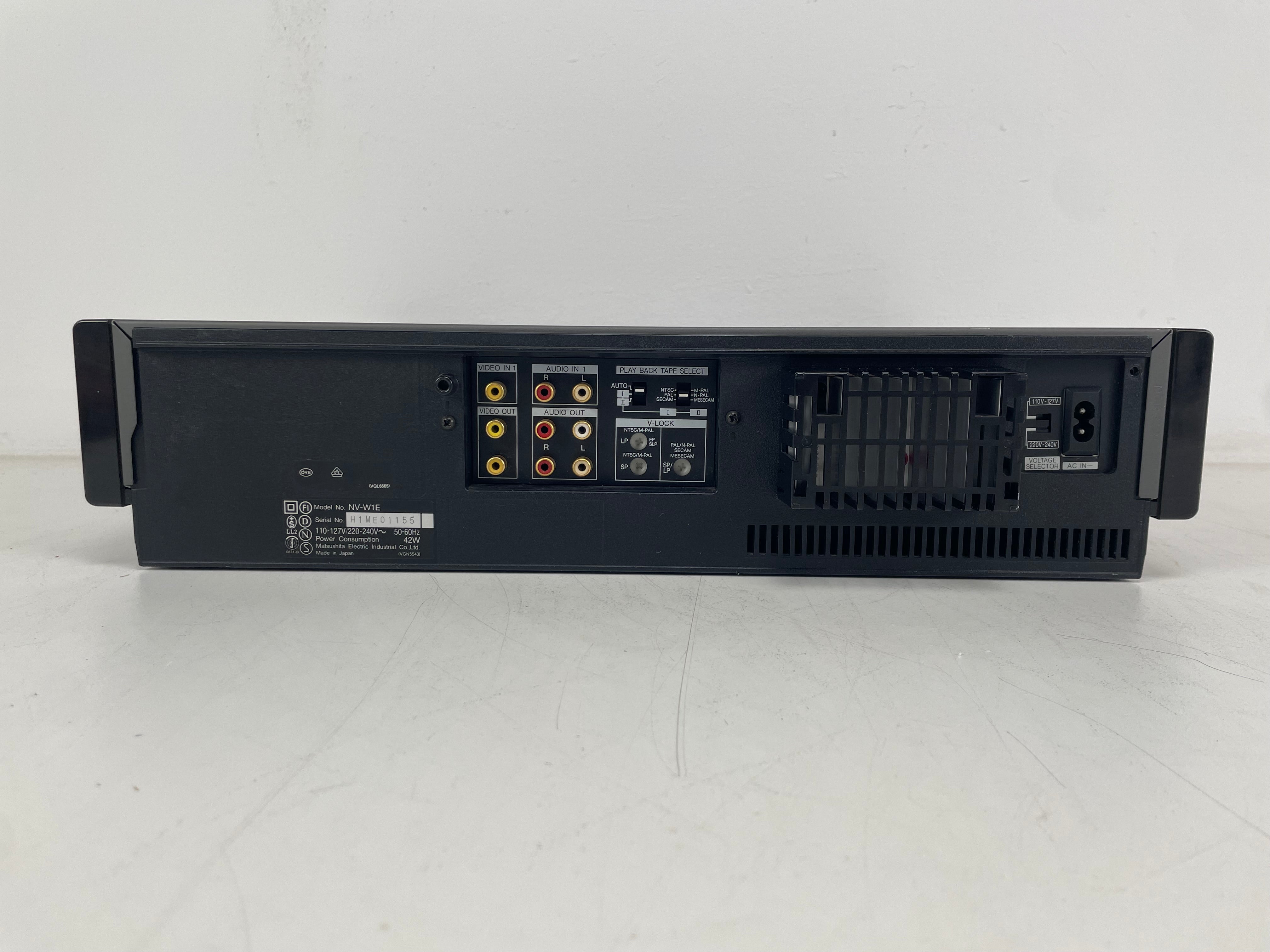 Panasonic – NV-W1E – Worldwide VHS VCR – PAL / SECAM / NTSC – Serviced (Repaired)