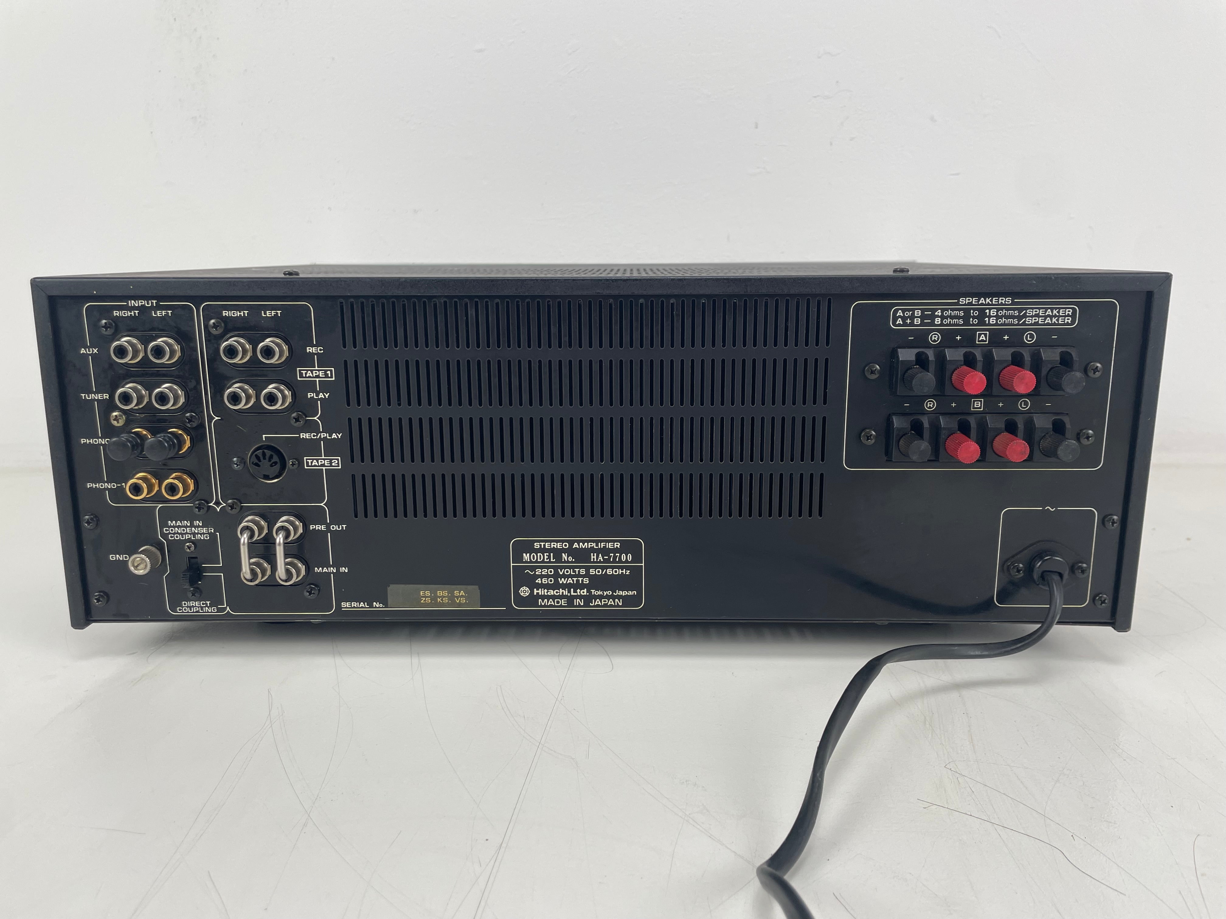 Hitachi - HA-7700 - Stereo Amplifier - Fully Serviced