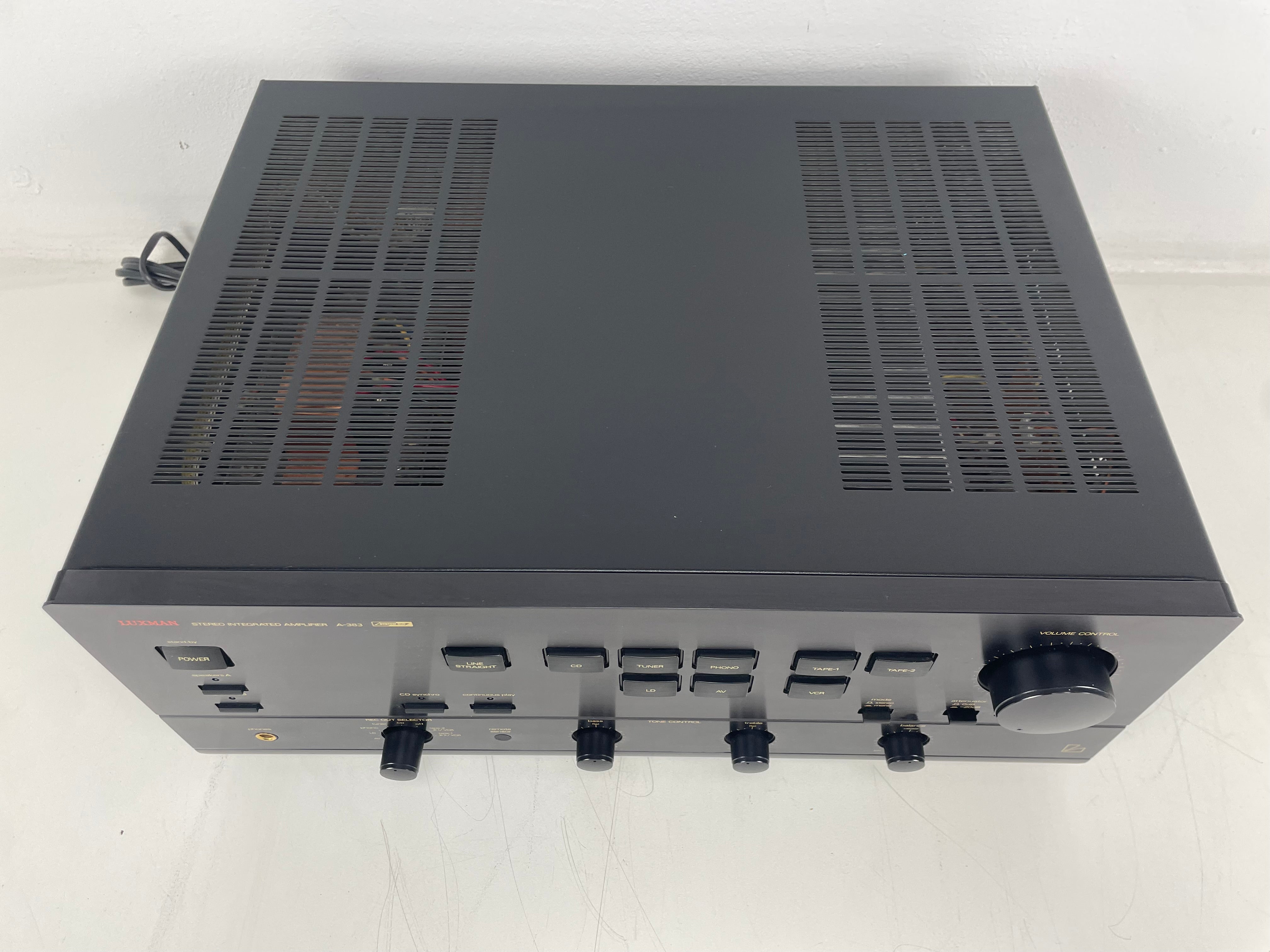 Luxman - A-383 - Stereo Integrated Amplifier - Inc. Remote - Serviced (Repaired)