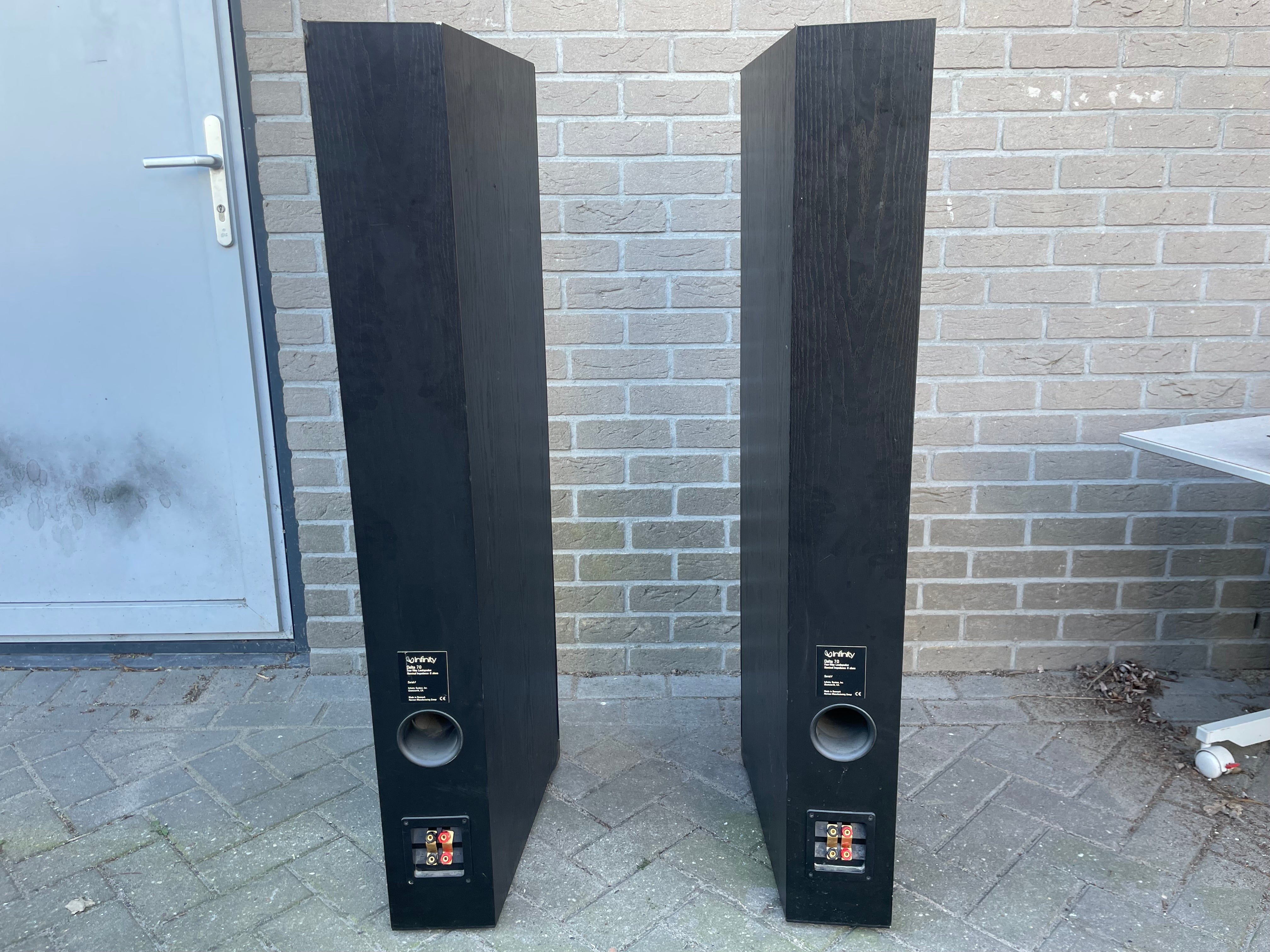 Infinity - Delta 70 - 4-Way Floorstanding Speakers - Bi-Wired - Serviced (refoamed) - PICK UP ONLY!