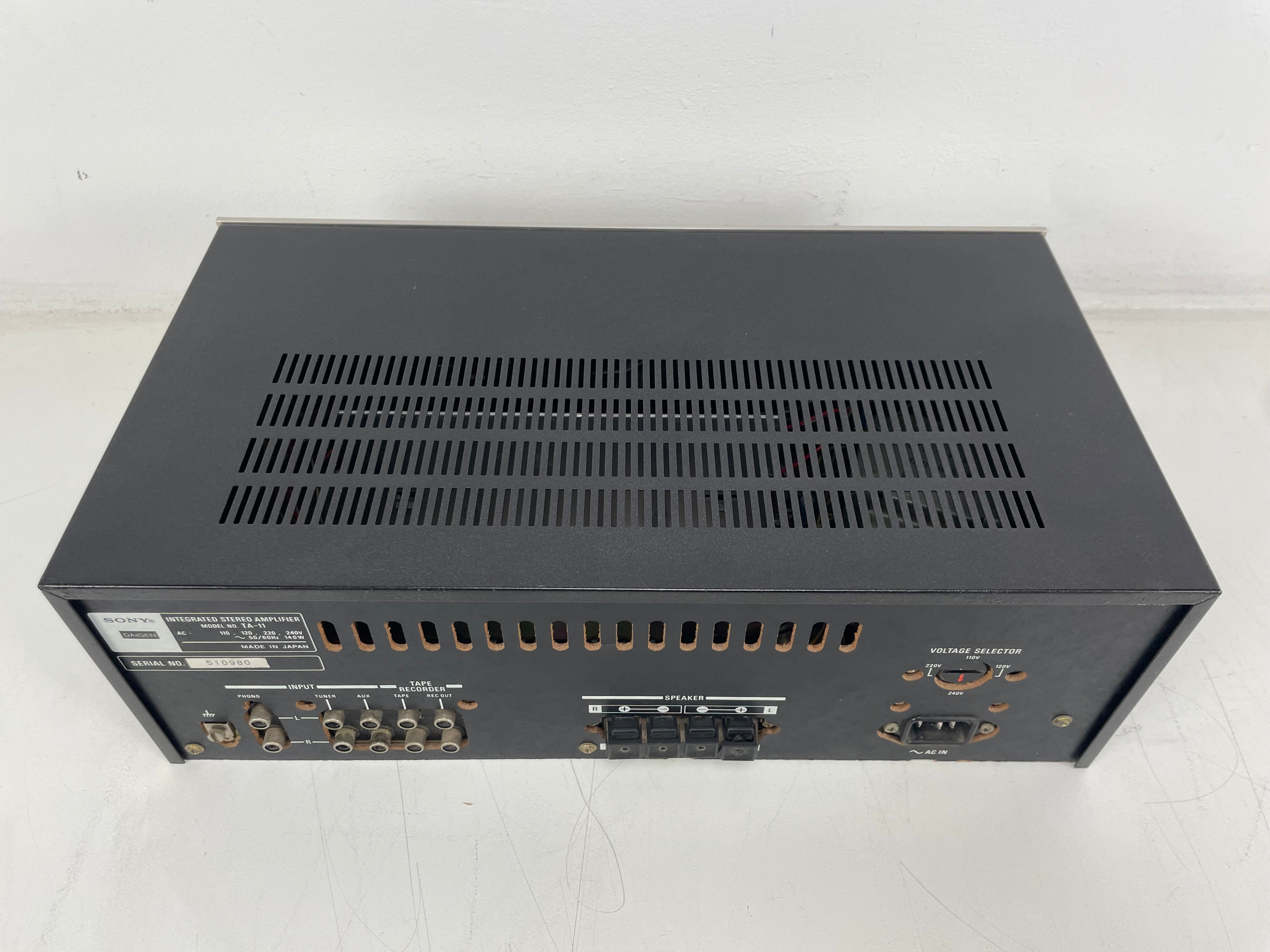 Sony - TA-11 - Stereo Integrated Amplifier - Serviced (Replacement/Cleaned)
