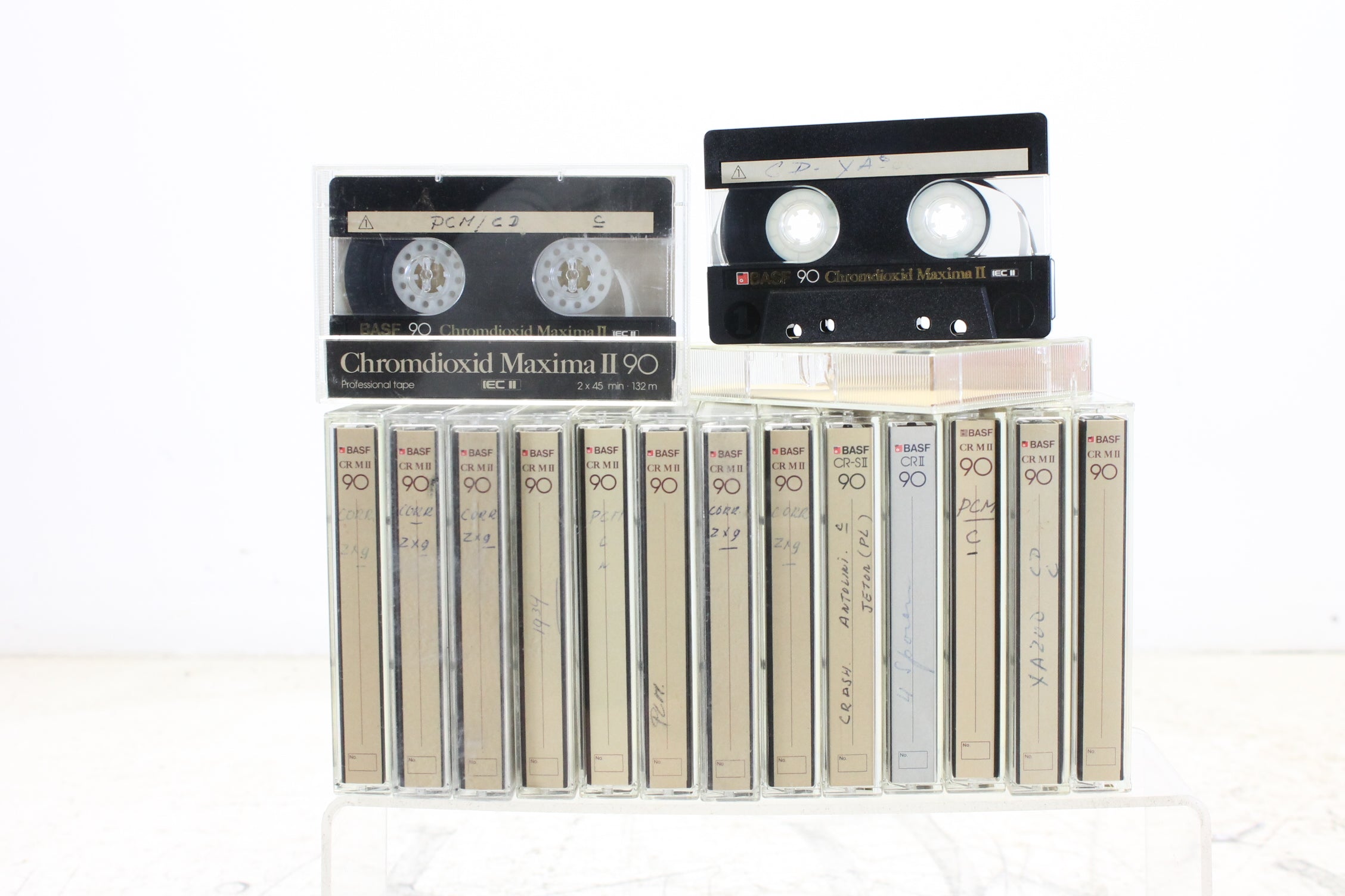 BASF Chromdioxid 90m Maxima II USED (15 cassettes)