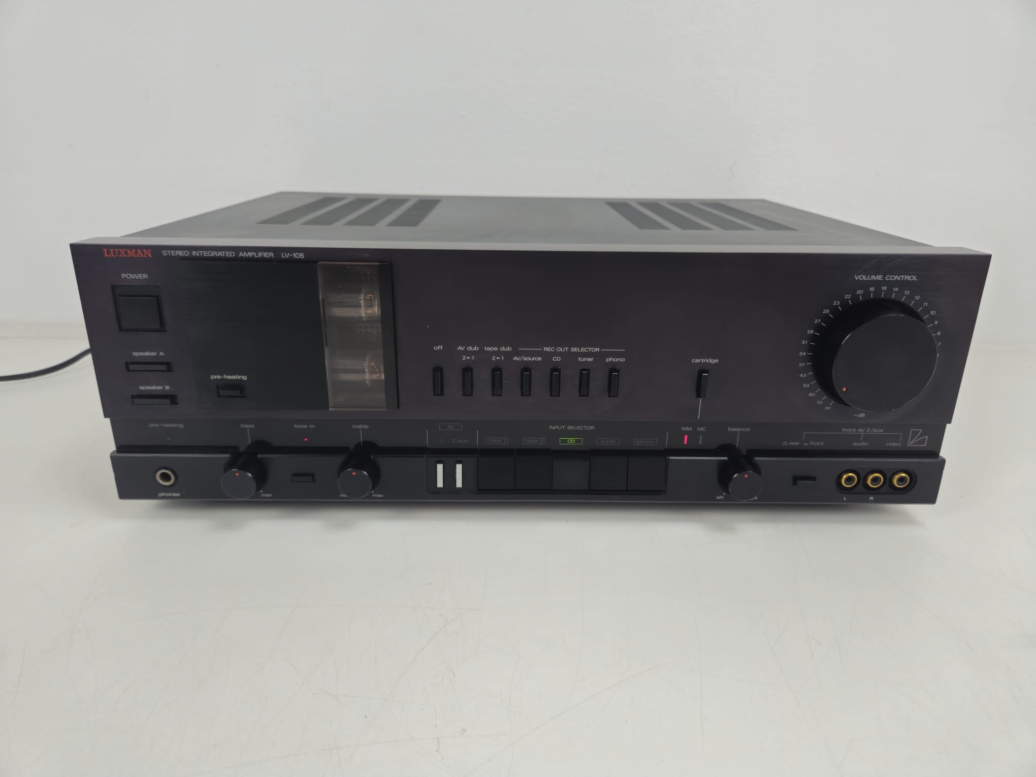 Philips - N4420 - Stereo reel to reel - Dust cover - New belts  - Build in speaker
