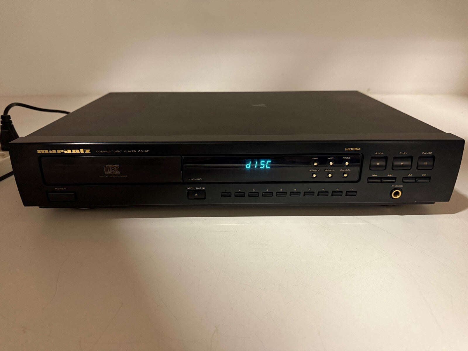 Marantz CD-67 compact discspeler - Verkocht zoals hij is