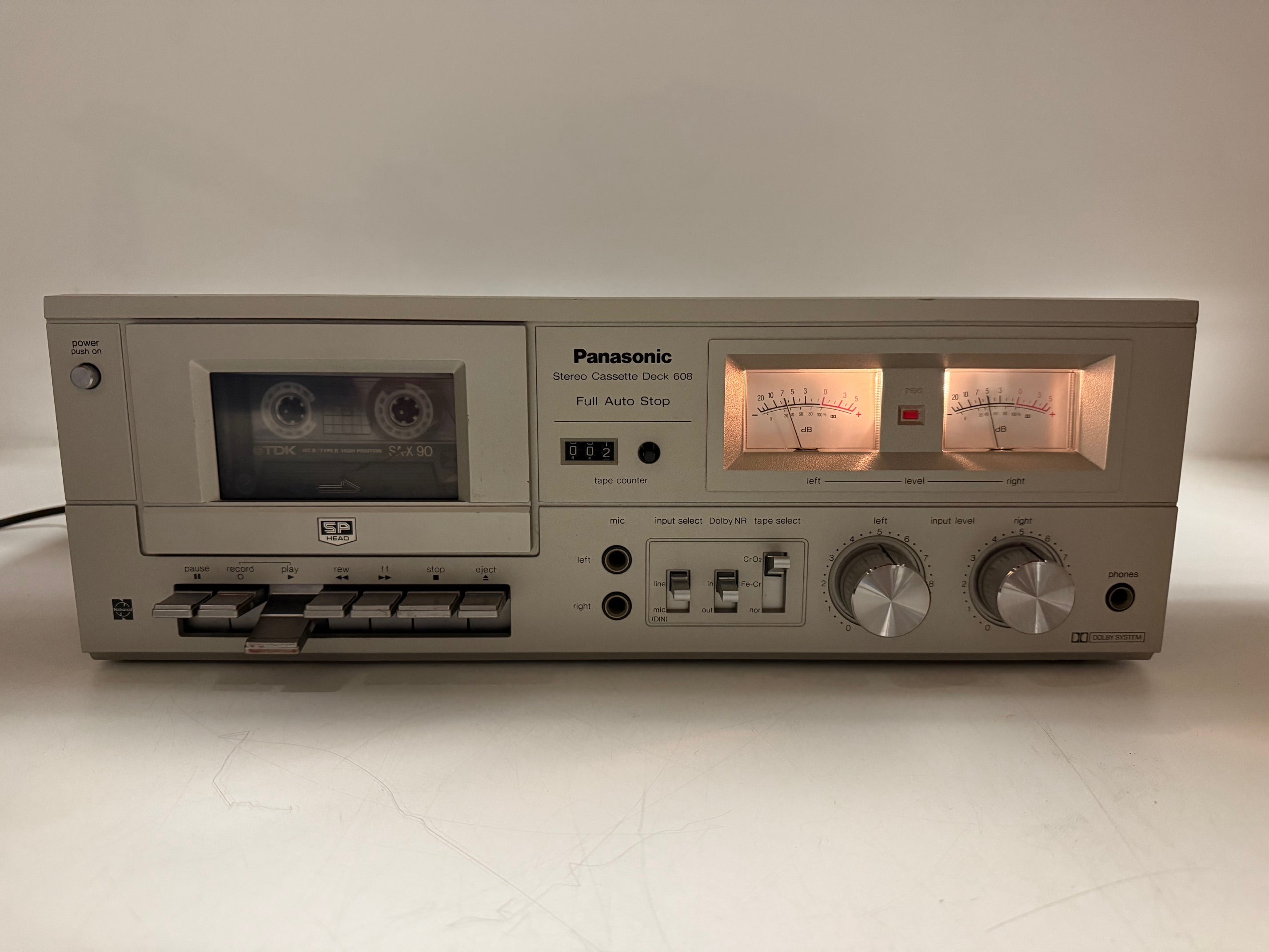 Panasonic RS-608 Stereo Cassette Deck - Serviced