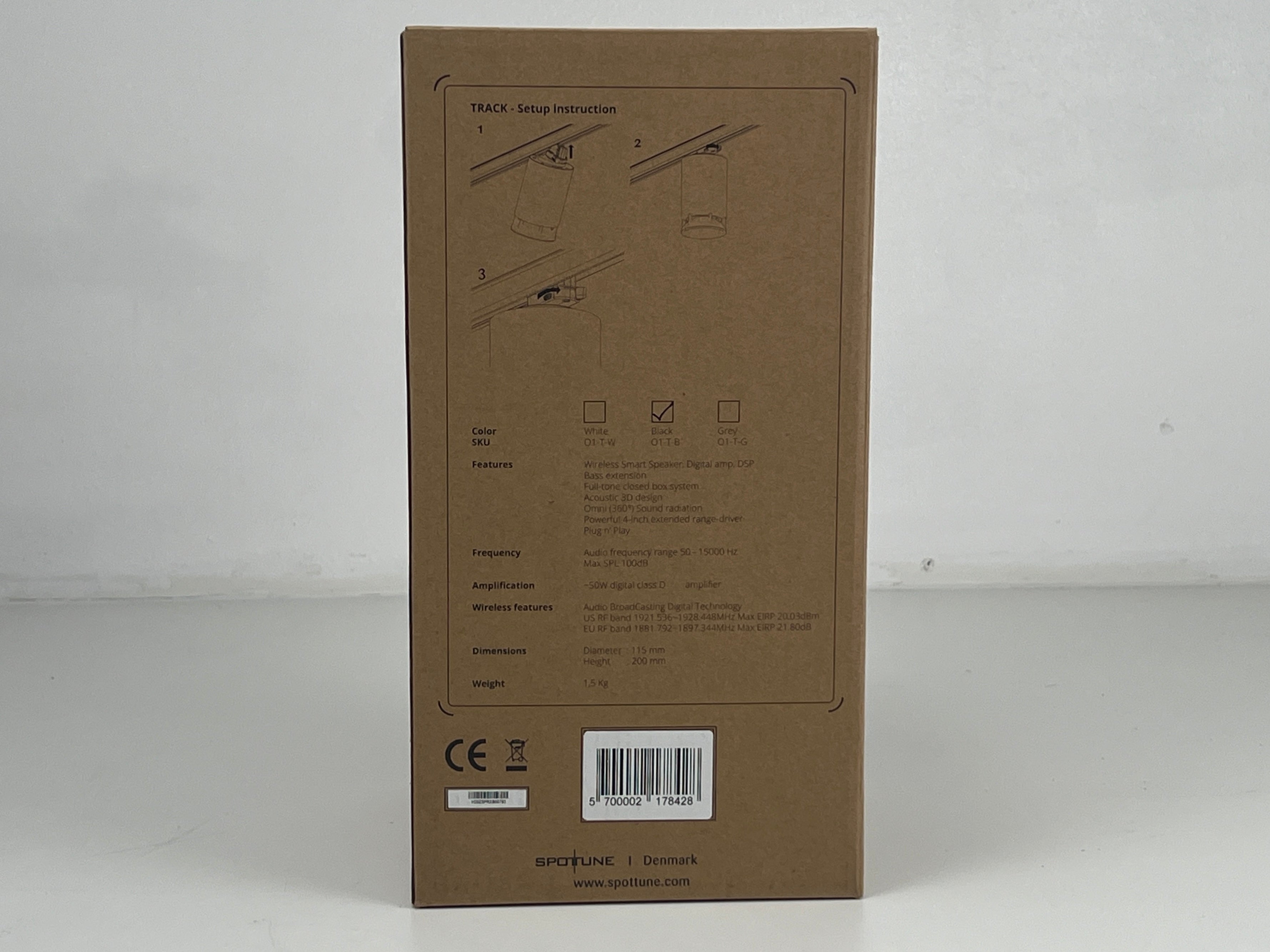 Spottune Omni Track -O1-TB- Draadloze actieve luidsprekers