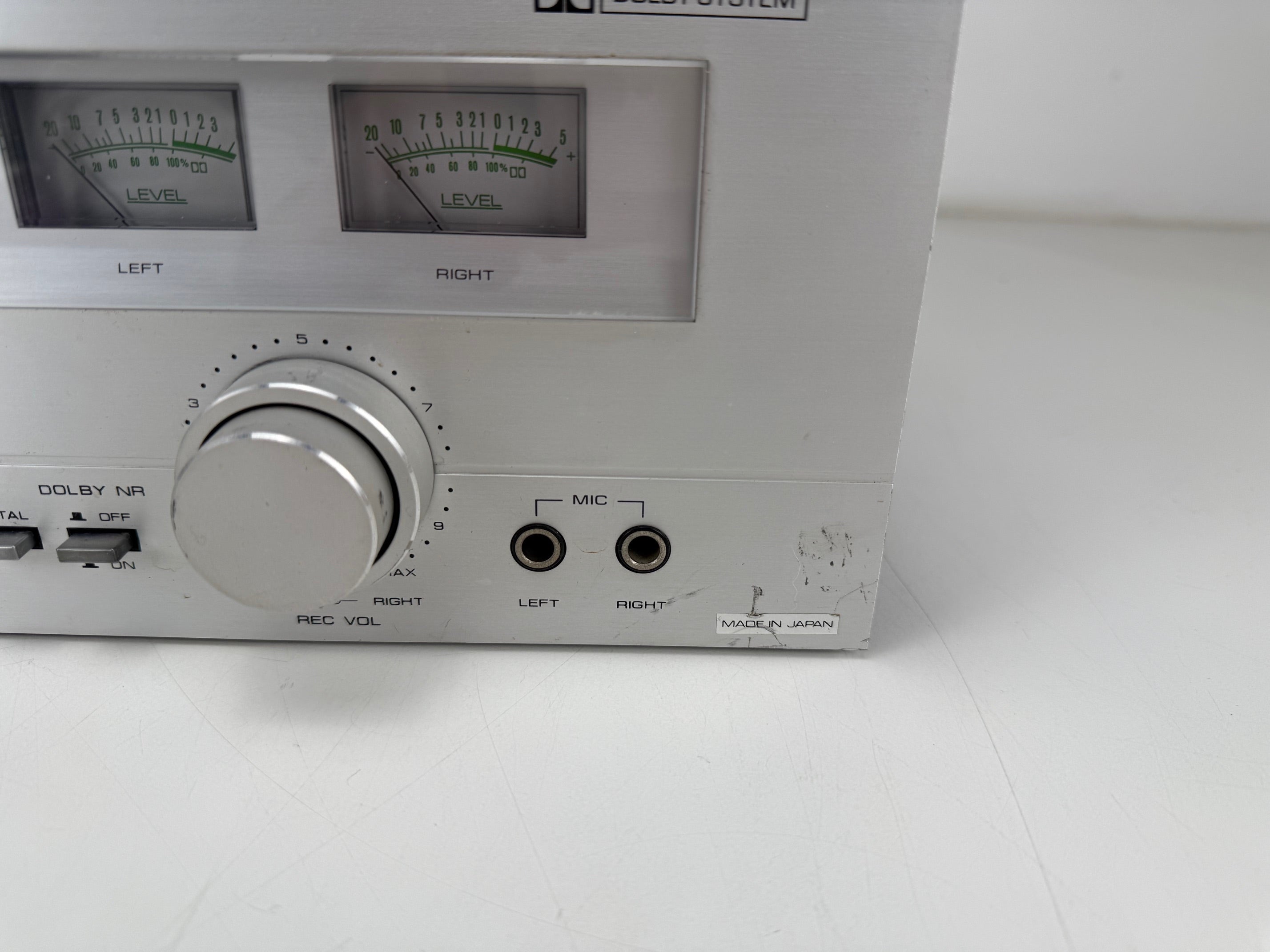 Tensai TFL-809 stereo cassettedeck - Mooi ogend deck met VU-meters