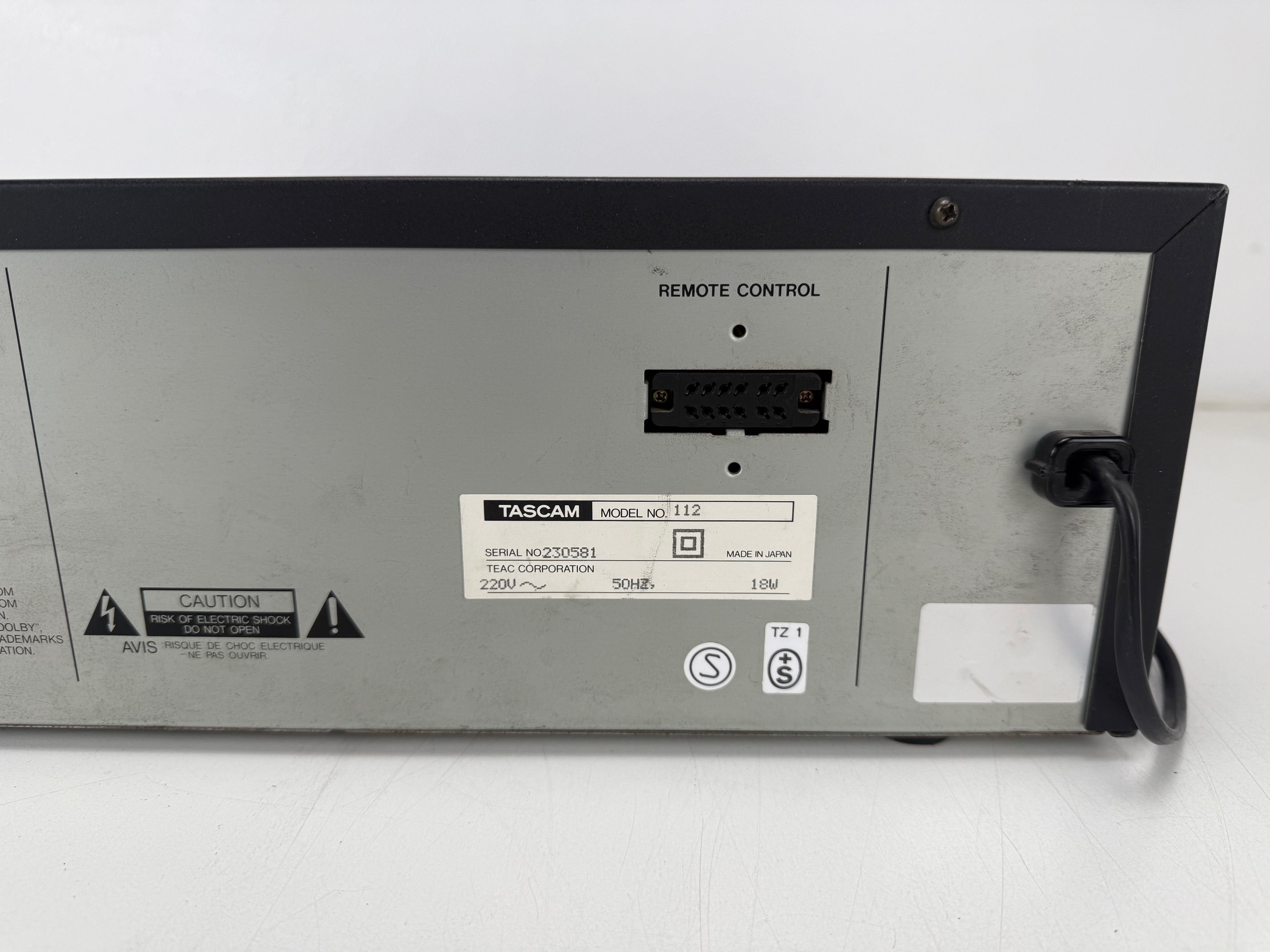 Tascam 112 Stereo Cassette Deck - Serviced