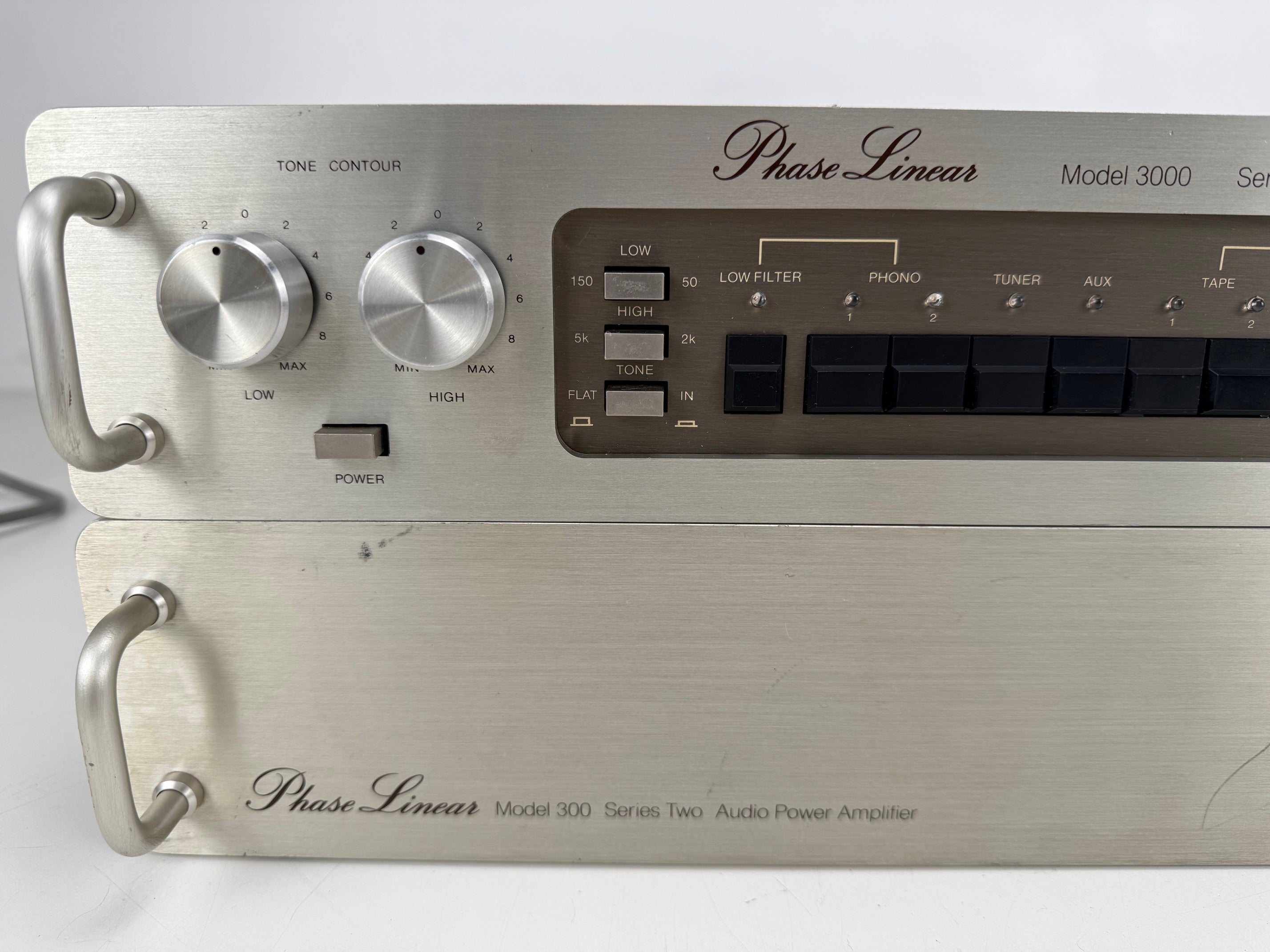 Phase Linear Series Two Model 3000 Preamplifier / Model 300 Power Amplifier