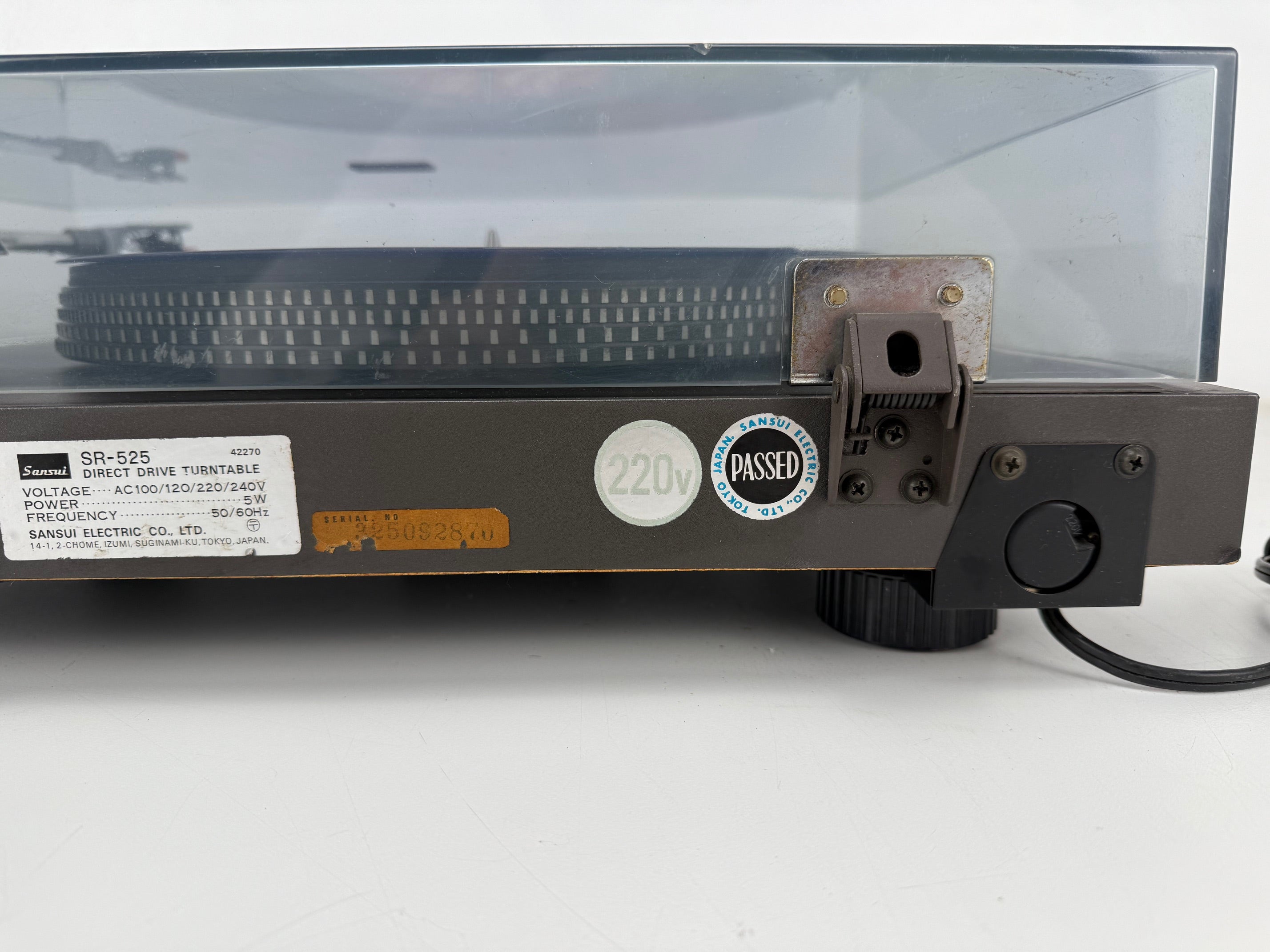 Sansui SR-525 Direct Drive draaitafel