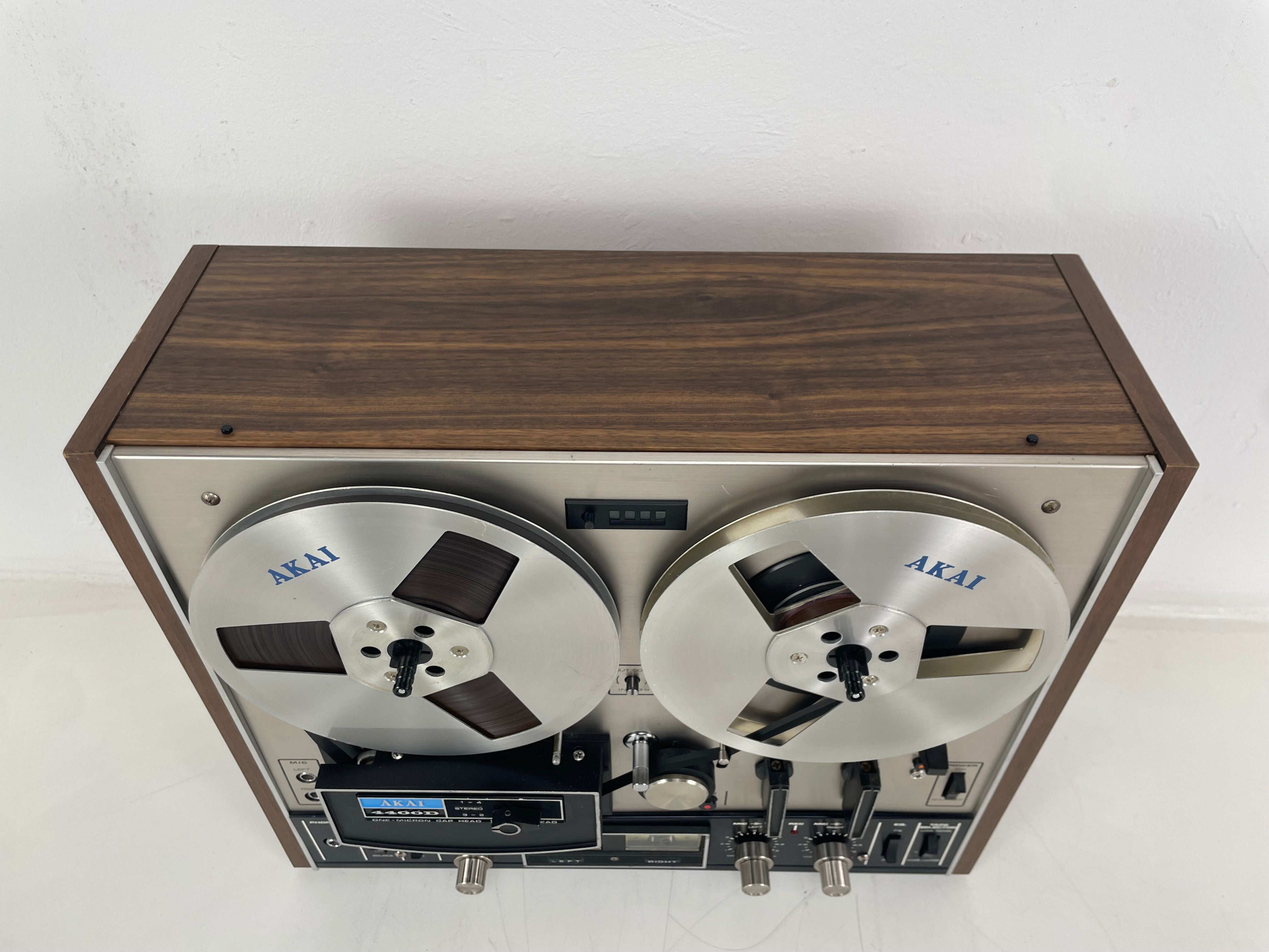 Akai - 4400D - Reel to Reel Recorder - 3-Head - 18 CM - Serviced (Repaired)