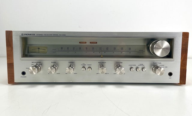 Pioneer Model SX - 550 Stereo Receiver - Serviced/Recapped/New side pannels