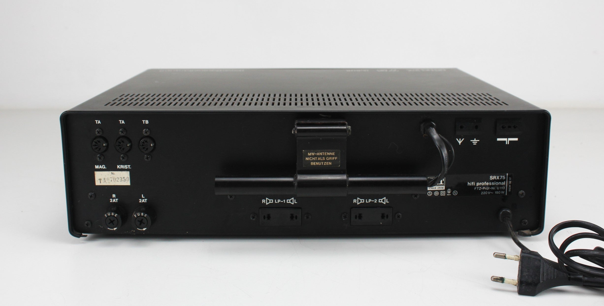 C. Lorenz AG. SRX 75 Professional receiver - Not working sold as is