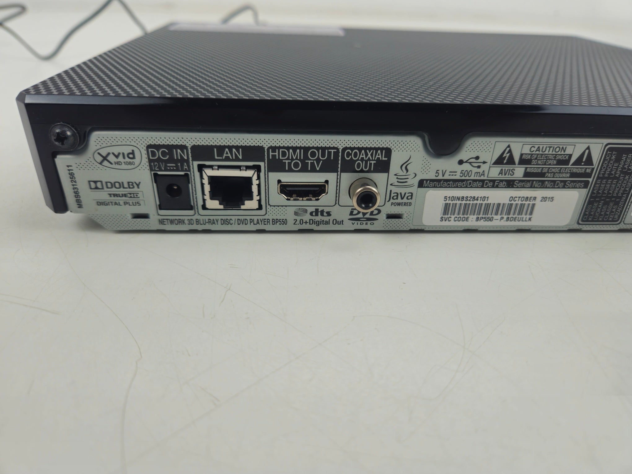 LG - BP550 - 3D Blu Ray / DVD Player