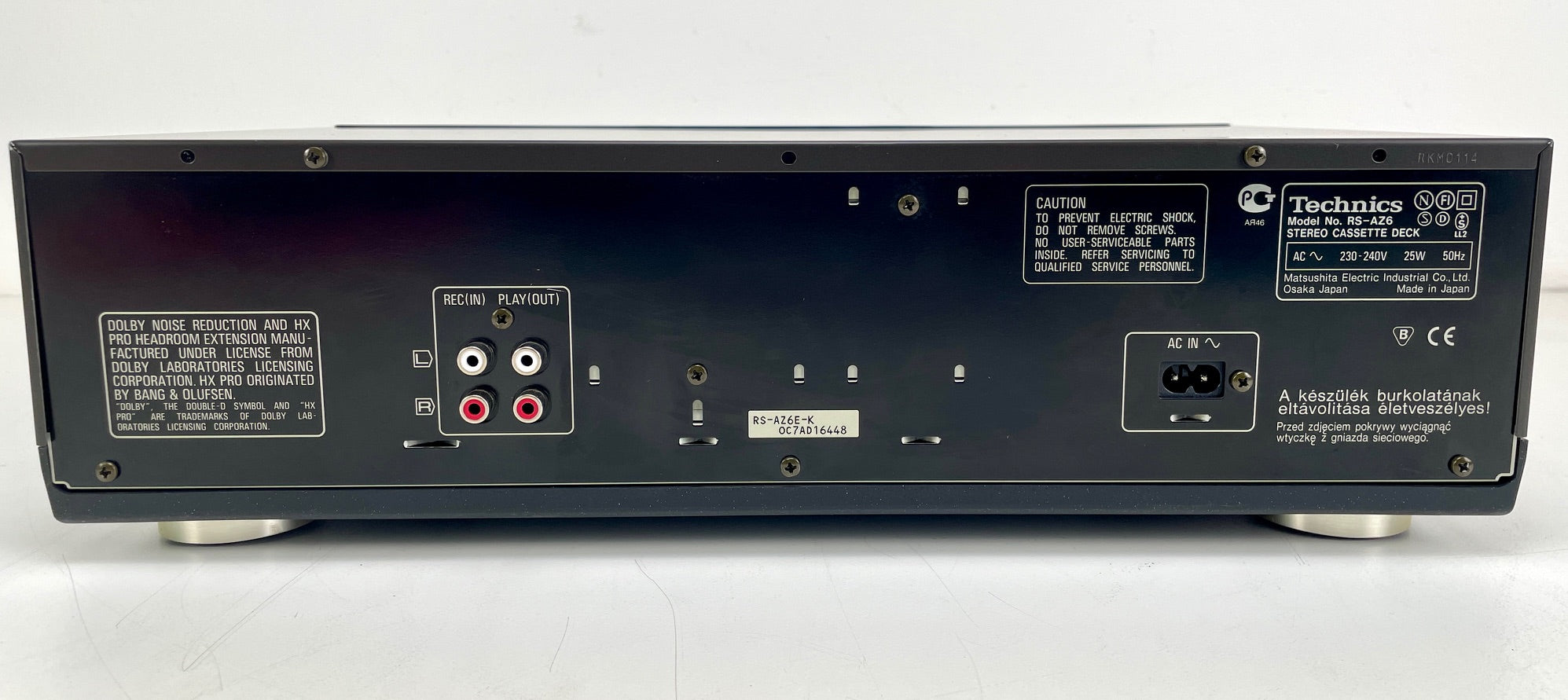 Technics RS-AZ6 stereo cassettedeck met 3 koppen