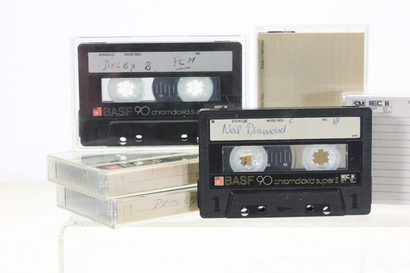 BASF Chromdioxid 90m Super II USED (5 cassettes)
