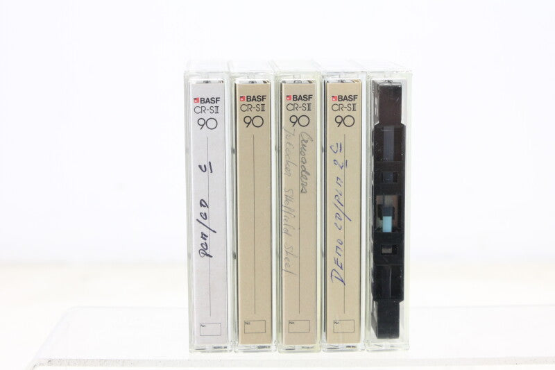 BASF Chromdioxid 90m Super II USED (5 cassettes)