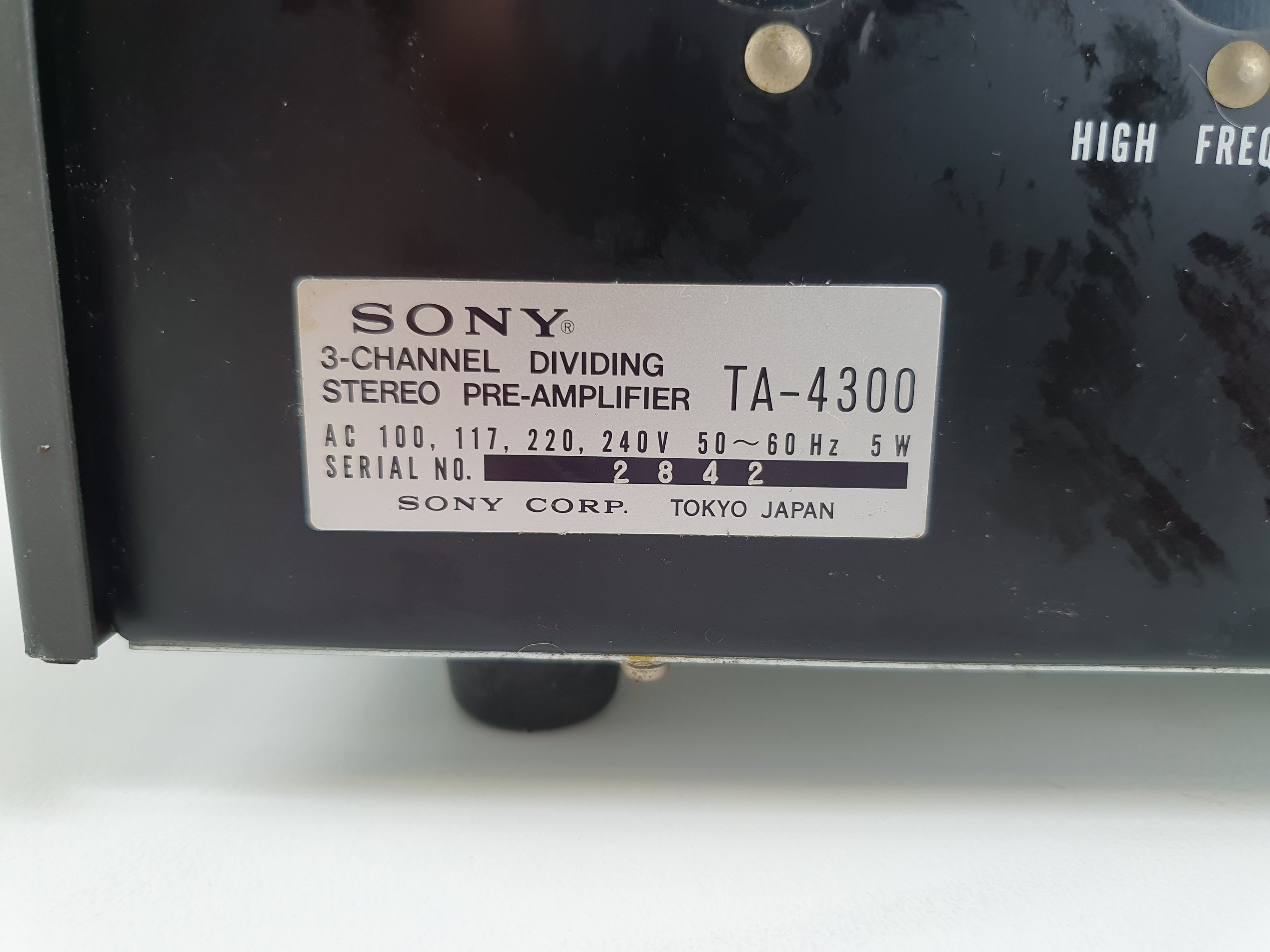 Sony 3060 versterker (volledig nagekeken) - 4300 voorversterker - Mooie set