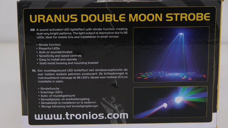 Beamz Uranus Double Moon  - LED Strobe Light