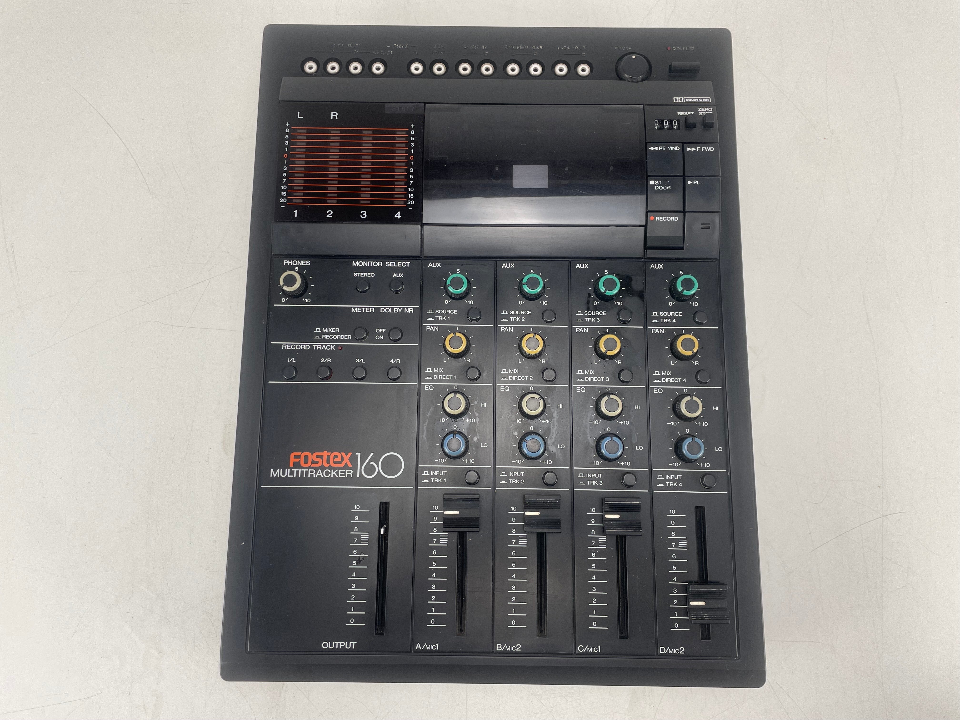 Fostex Multitracker 160 – 4-sporen cassetterecorder en mixer – Voor onderdelen of reparatie