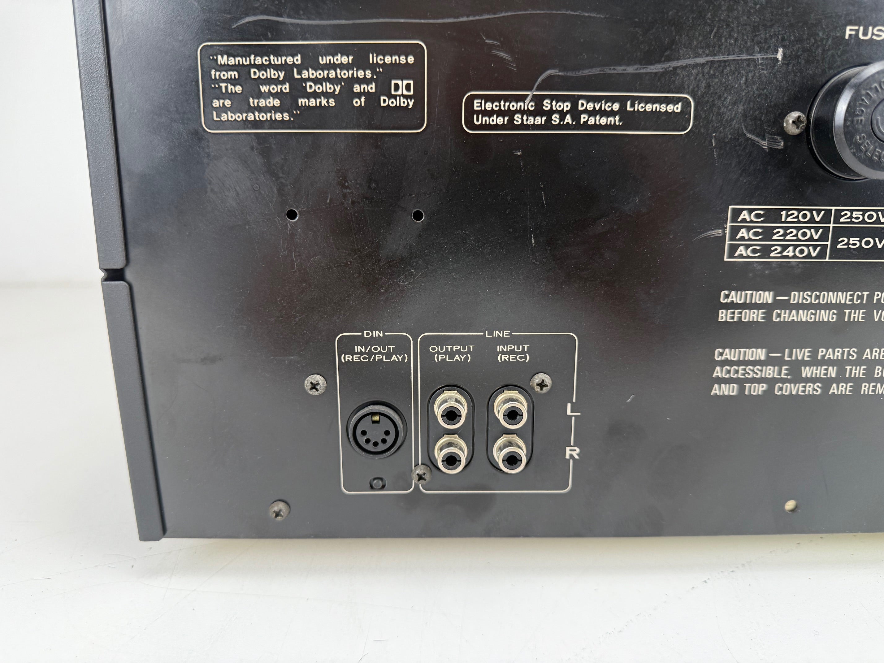 Pioneer CT-F900 3-kops Bleuline stereo cassettedeck - Onderhoud uitgevoerd