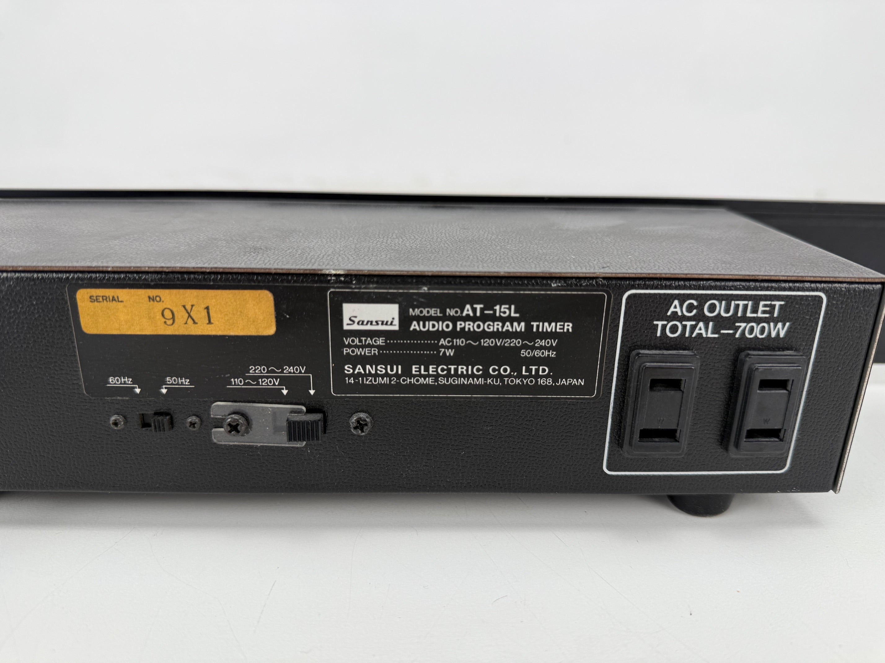Sansui AT-15L audioprogrammatimer
