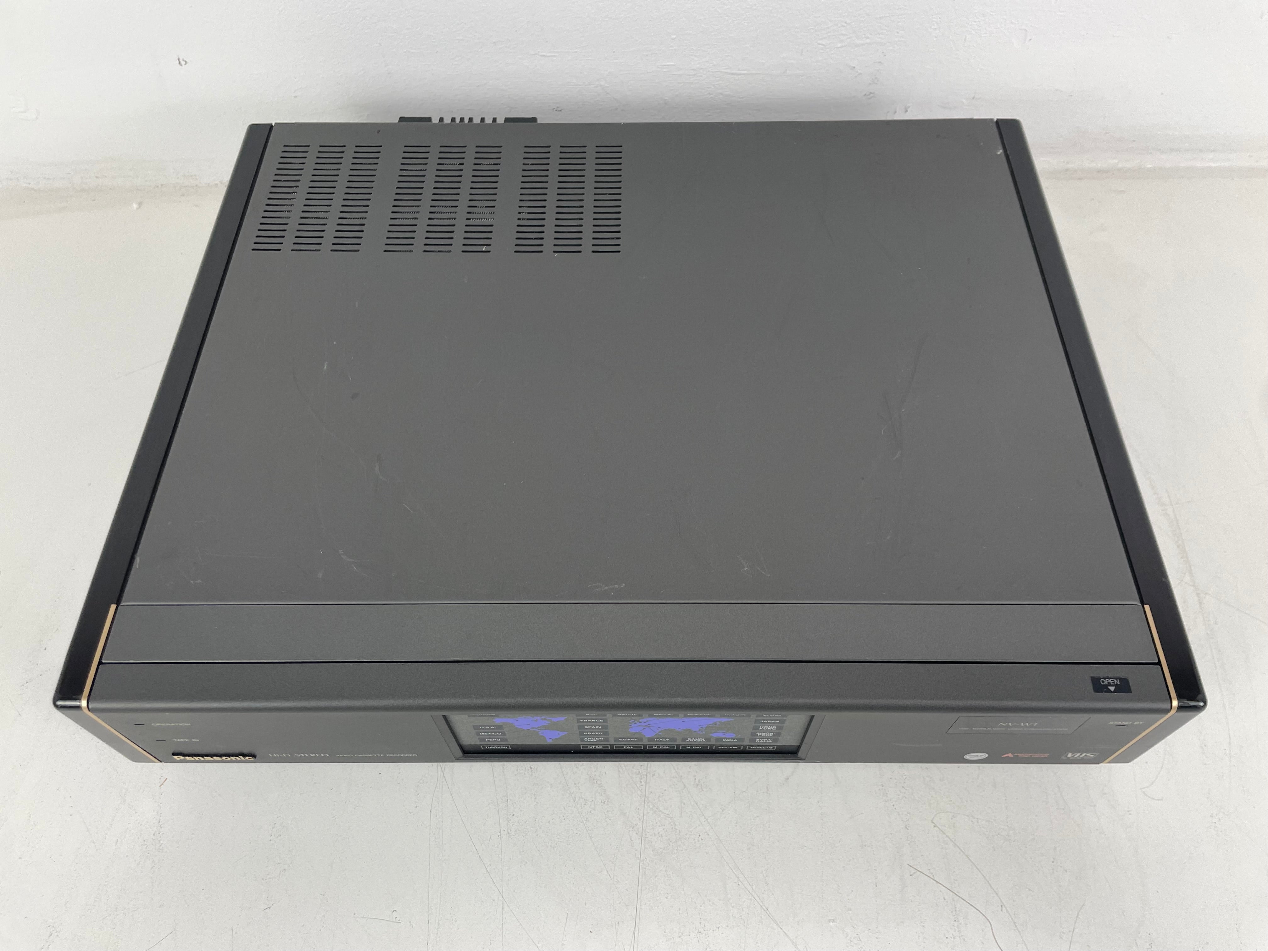 Panasonic – NV-W1E – Worldwide VHS VCR – PAL / SECAM / NTSC – Serviced (Repaired)