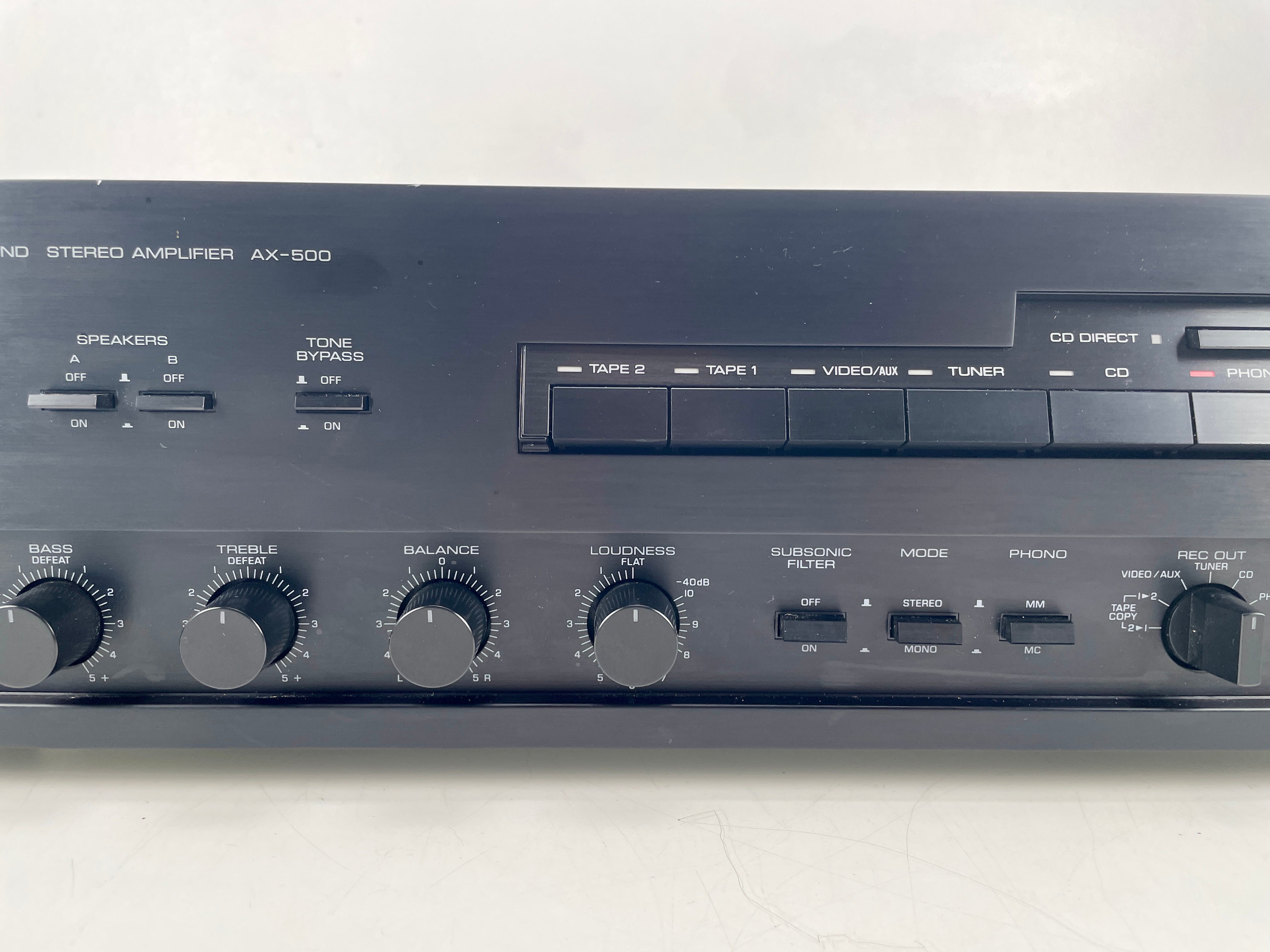 Yamaha AX-500 stereo versterker - Onderhoud/Revisie van condensatoren